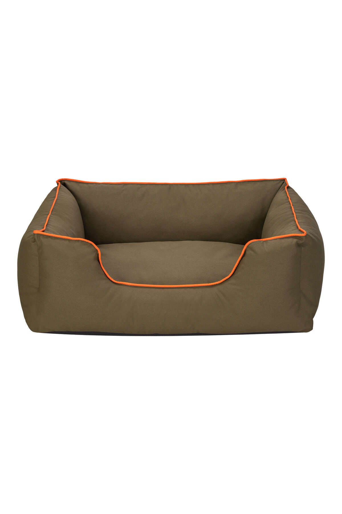 Pet Comfort Alpha Köpek Yatağı Haki w Turuncu Biye M 80x65cm DRSTR