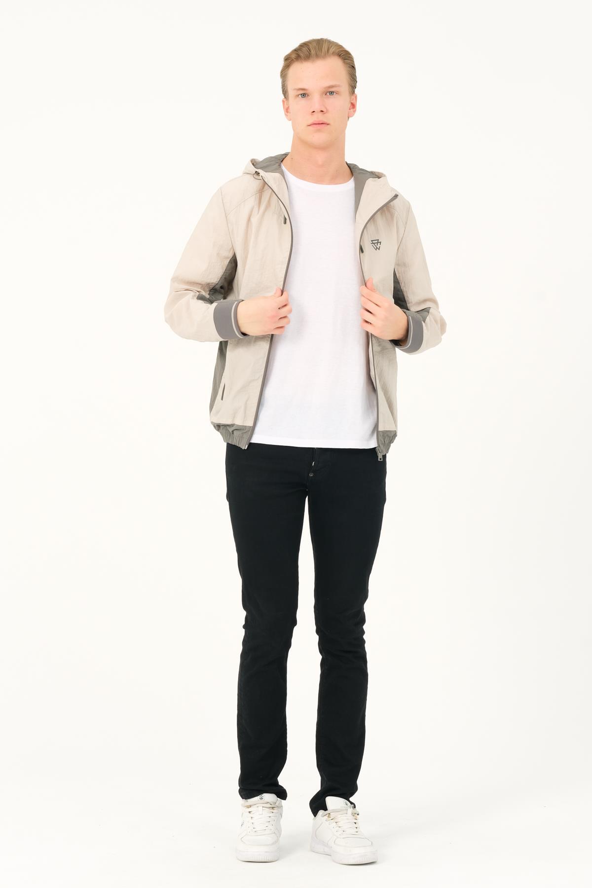Peaks Windbreaker SP2402 — خاکستری TYCD4EB2731E80FD50 — تصویر 4 از 8