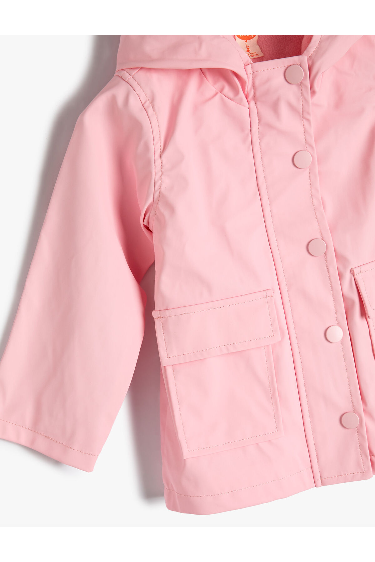 Koton Kapşonlu Kaban Cepli Rüzgar Kapaklı Çıtçıt Kapamalı fotoğrafı 5 (önizleme)