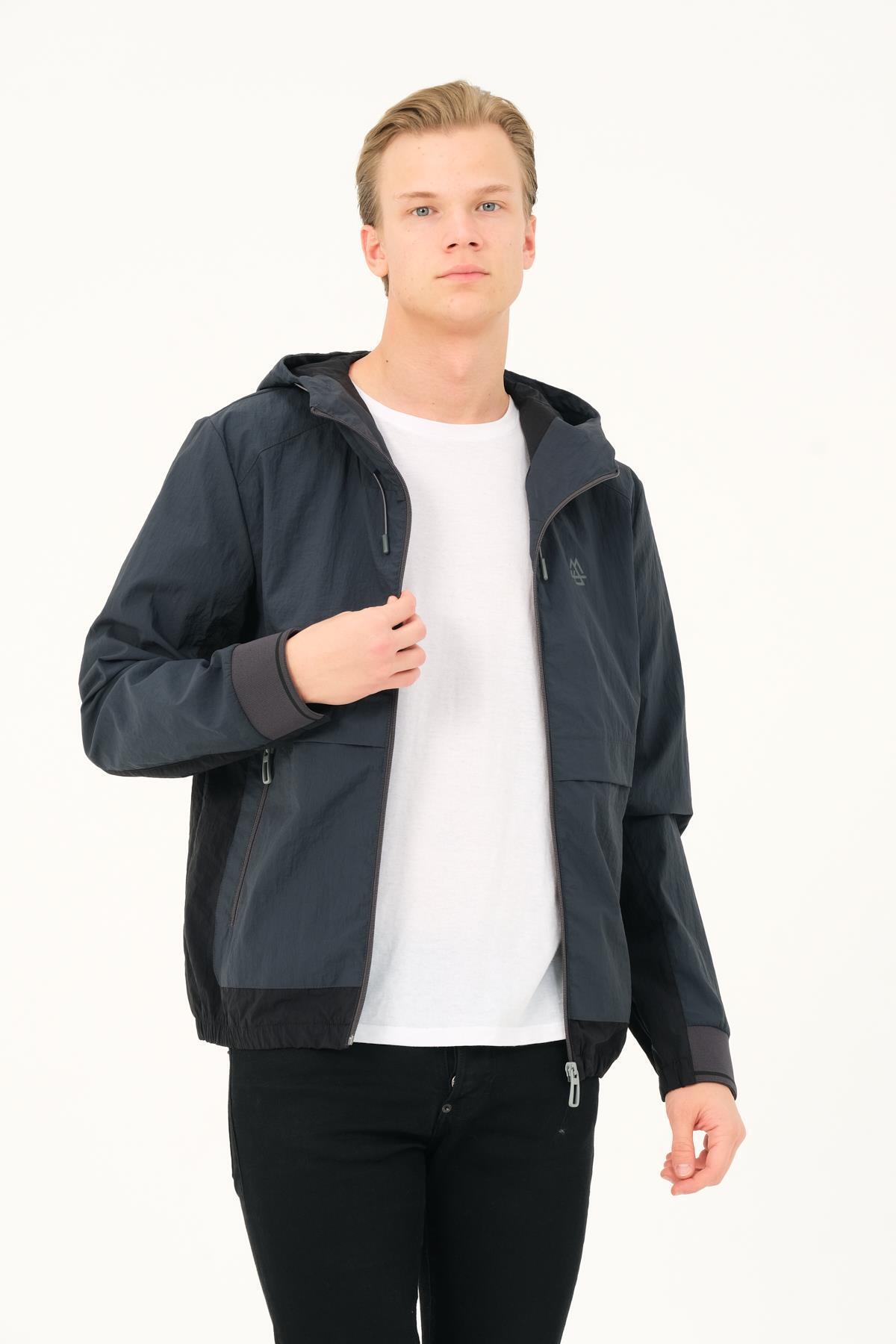 Peaks Windbreaker SP2402 — خاکستری TYCD4EB2731E80FD50 — تصویر 4 از 8