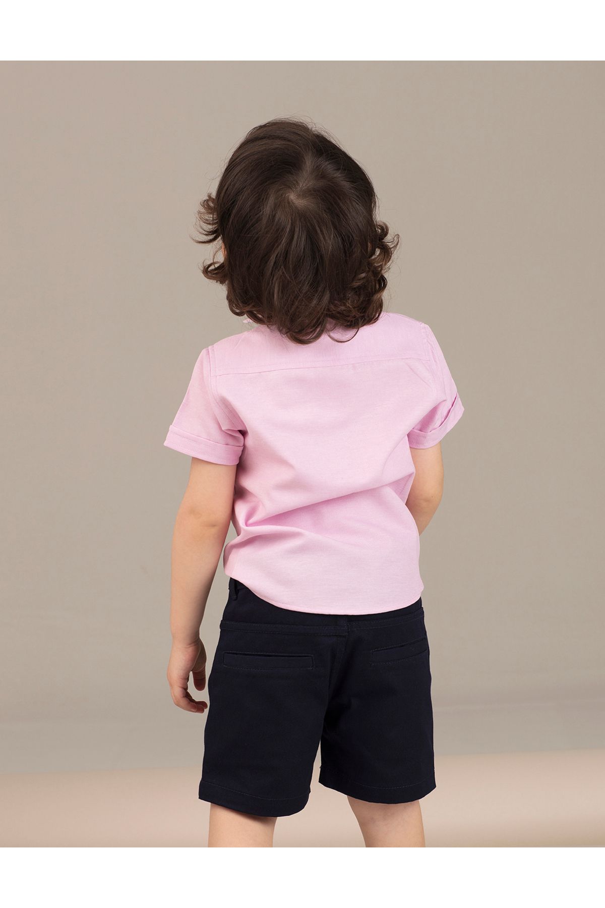 Ollie&Olla-Pink Woven Boys' Shirt 2