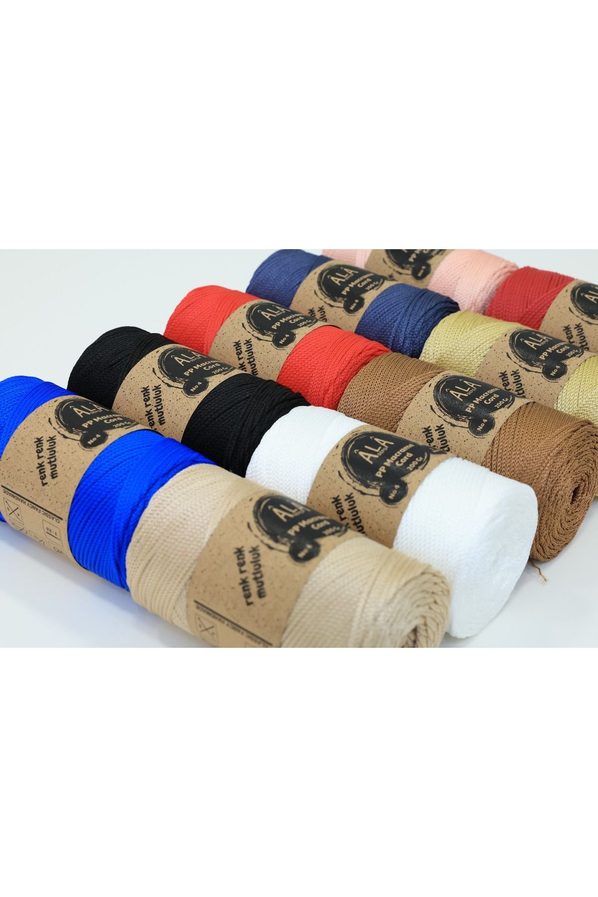 aladepo-200 Gr Polyester (Pp) Macrame Thread - 2mm Thread, Supla Thread and Bag Thread 3