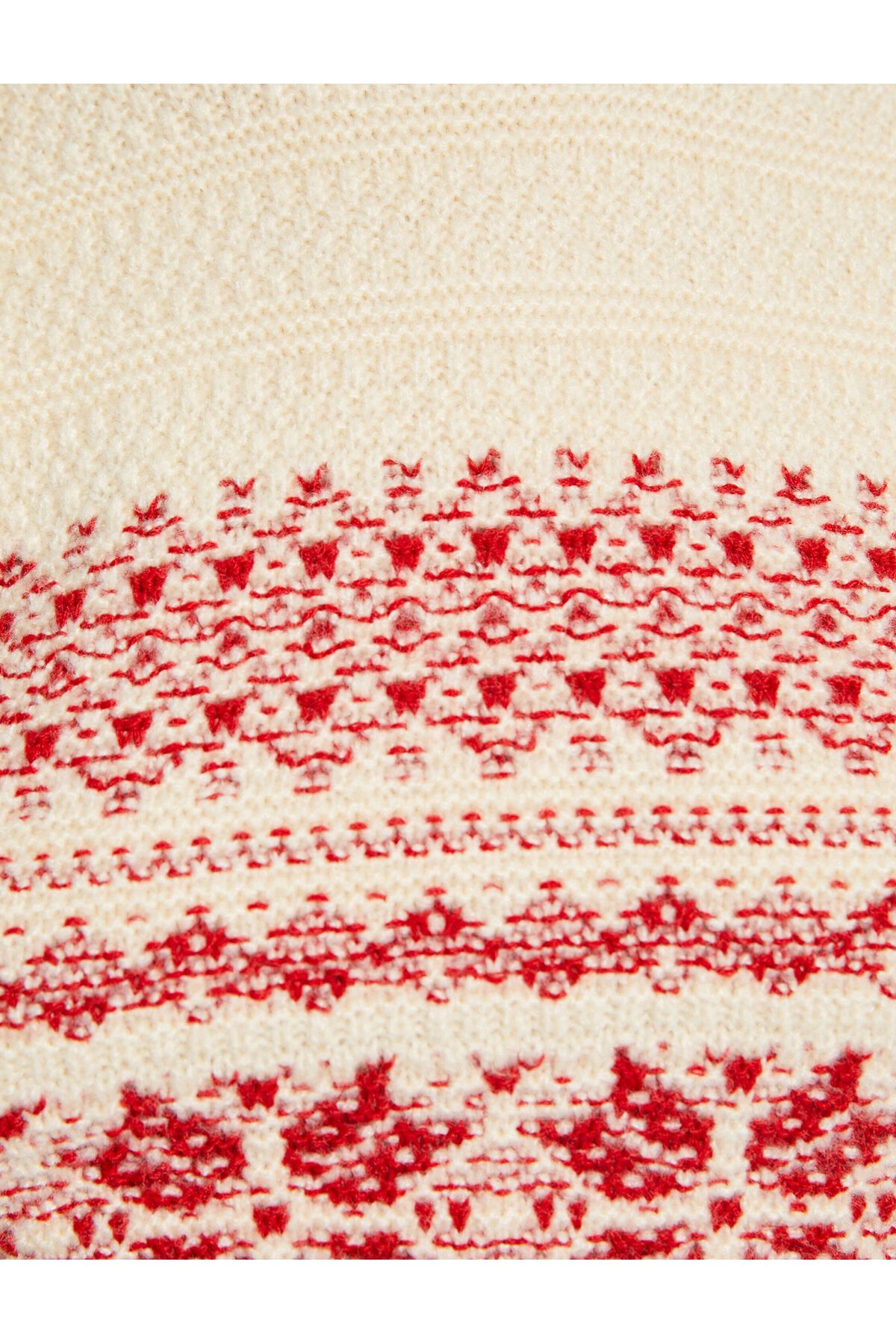 Koton-Turtleneck Sweater Knitted Textured Patterned 6
