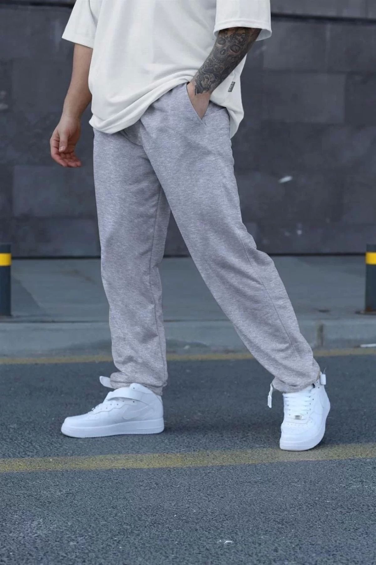 CVS Unisex İki İplik Eşofman Altı - Gri