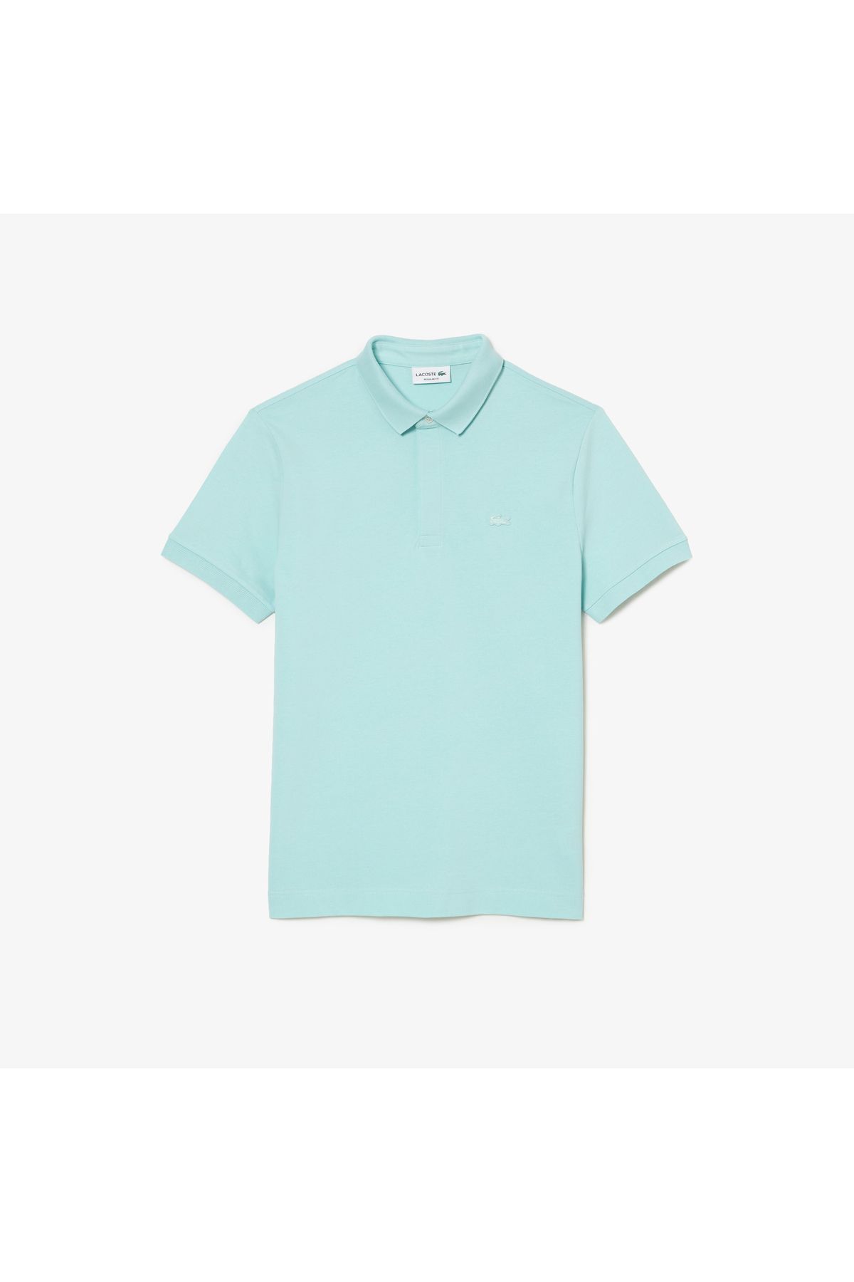 تی شرت یقه پولو سبز مردانه پیراهن چوگان پنبه ای Piqué Smart Paris Lacoste