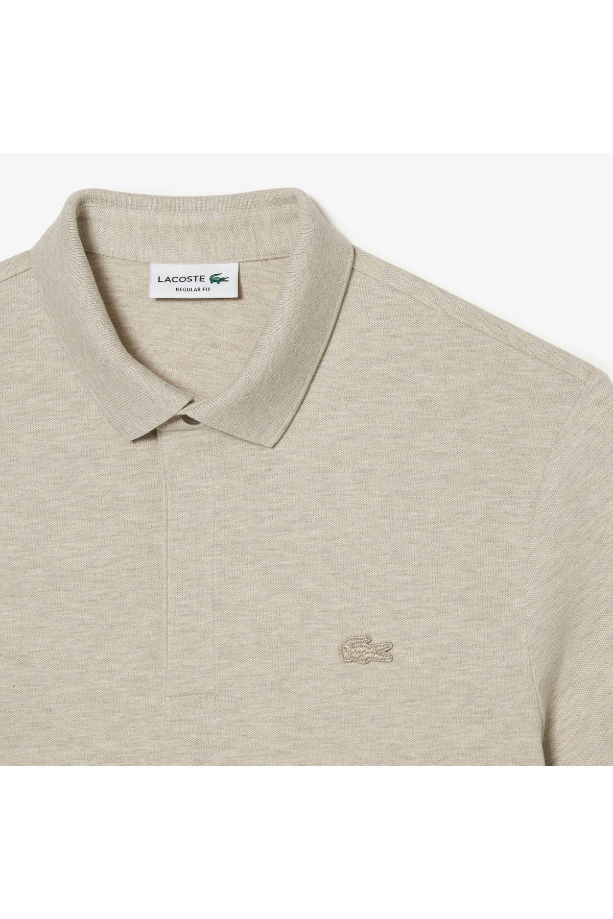 تی شرت یقه پولو نود مردانه معمولی مناسب پاریس بژ چوگان Lacoste