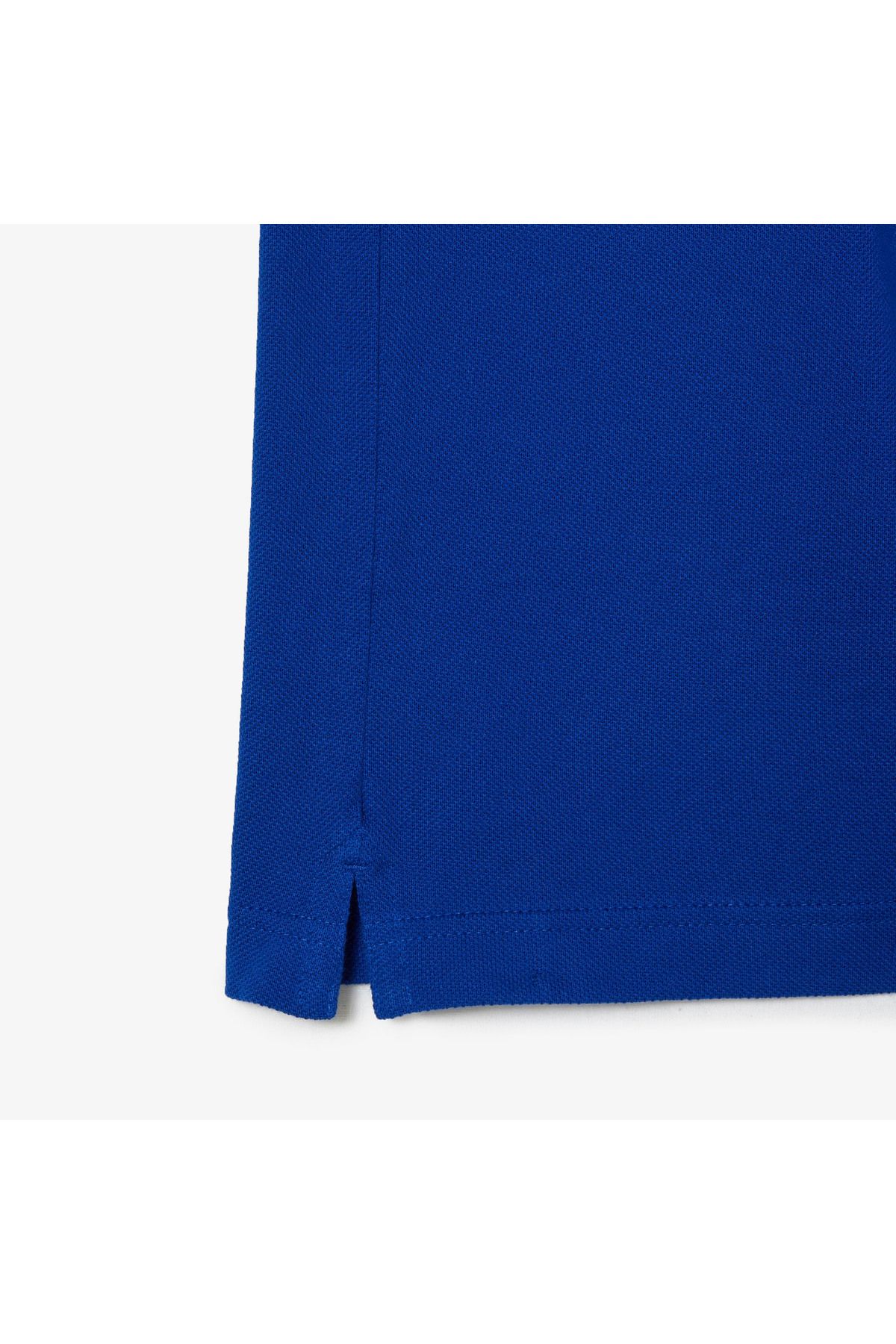 تی شرت یقه پولو آبی مردانه Slim Fit L.12.12 چوگان Lacoste