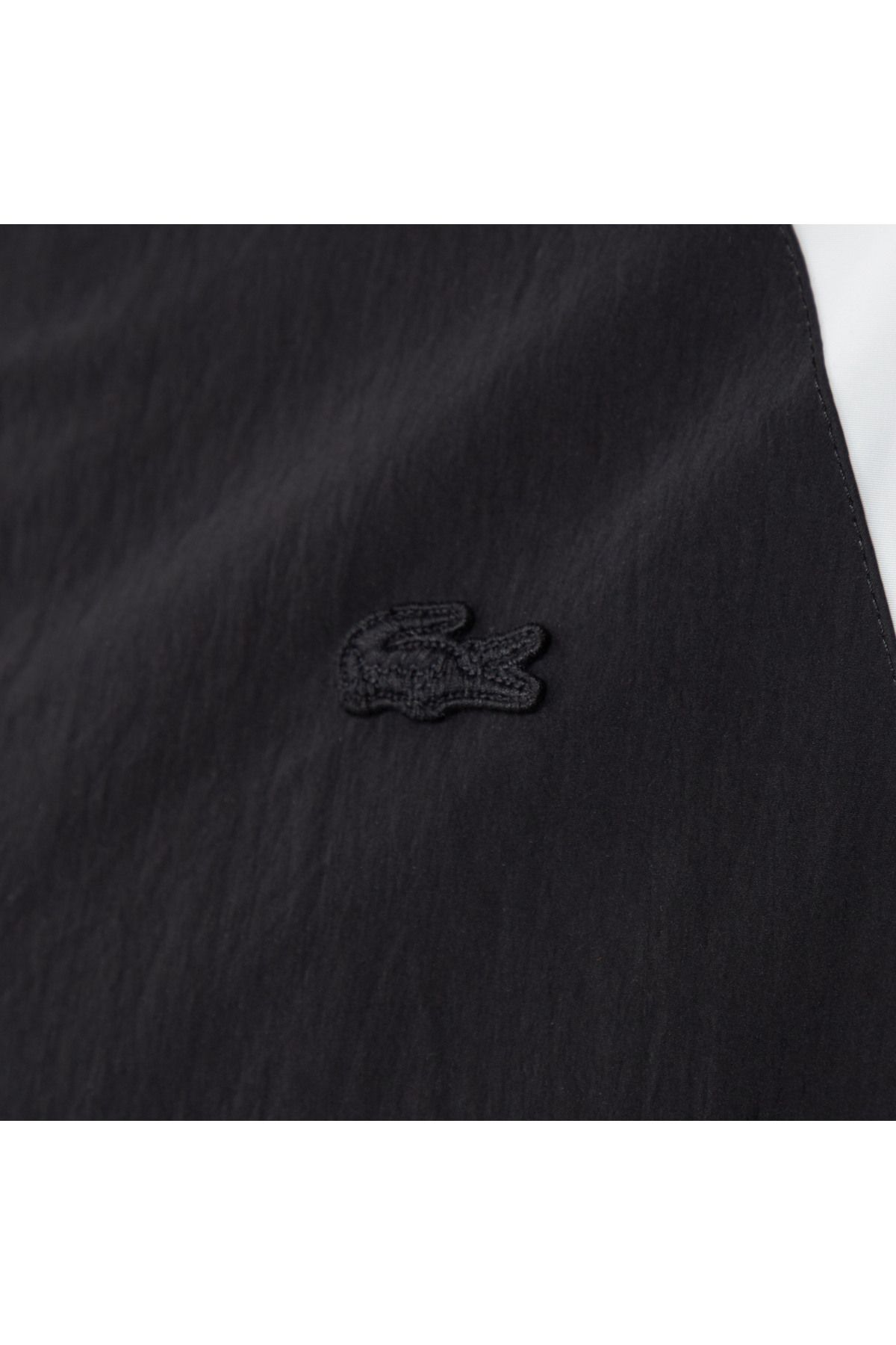کاپشن مشکی مردانه کت یقه پیراهن رنگ بلوک Lacoste