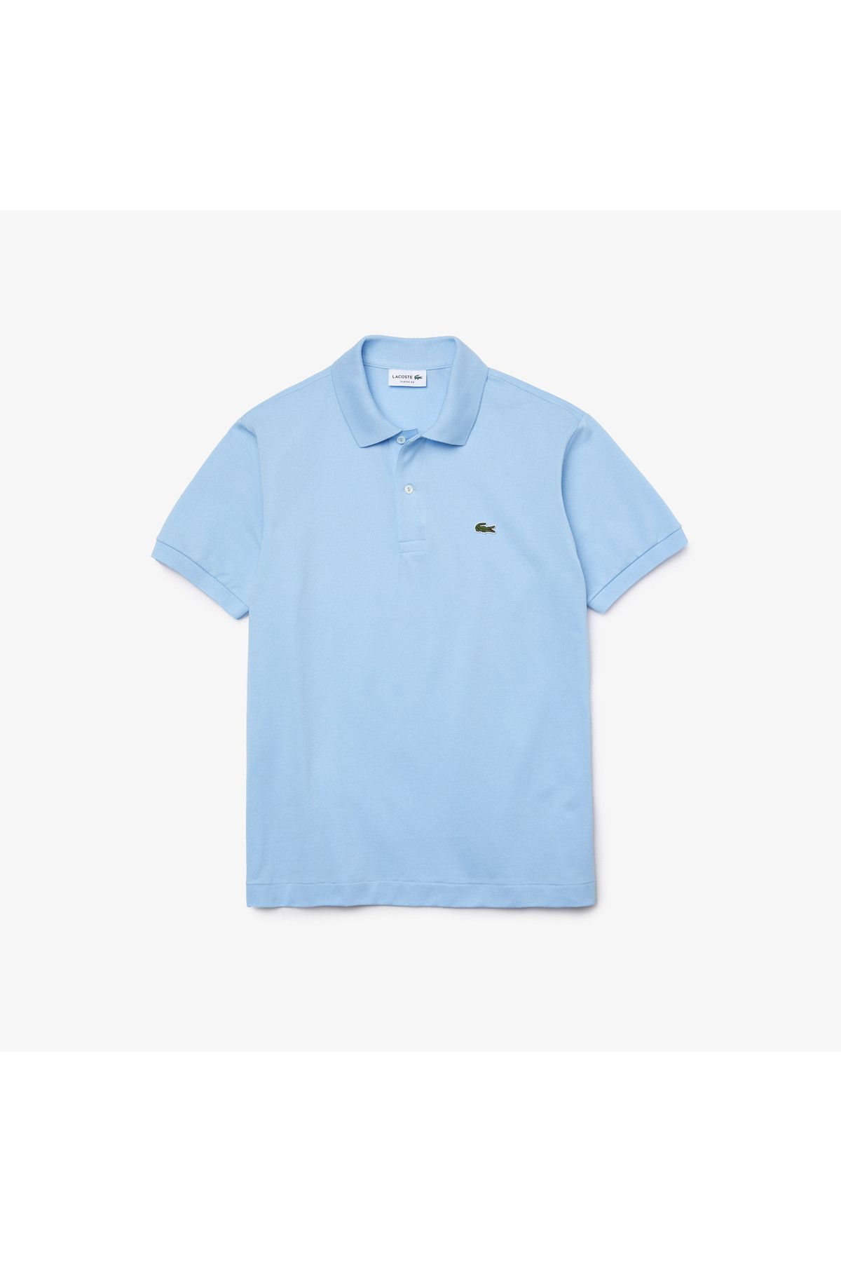 تی شرت یقه پولو مردانه کلاسیک FIT L.12.12 چوگان آبی روشن Lacoste