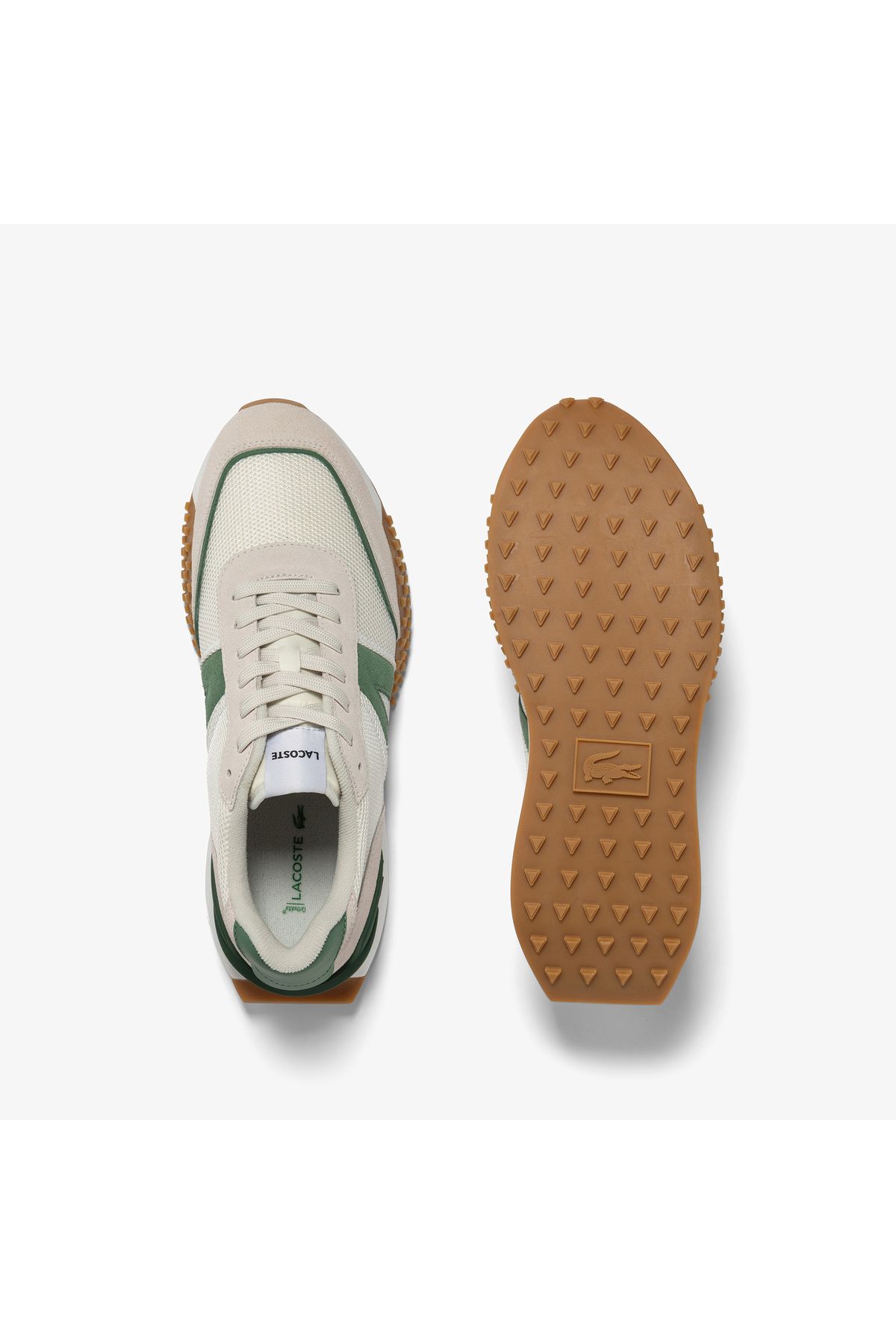 Lacoste-حذاء رياضي رجالي باللون البيج - رياضي L-spin Deluxe 4