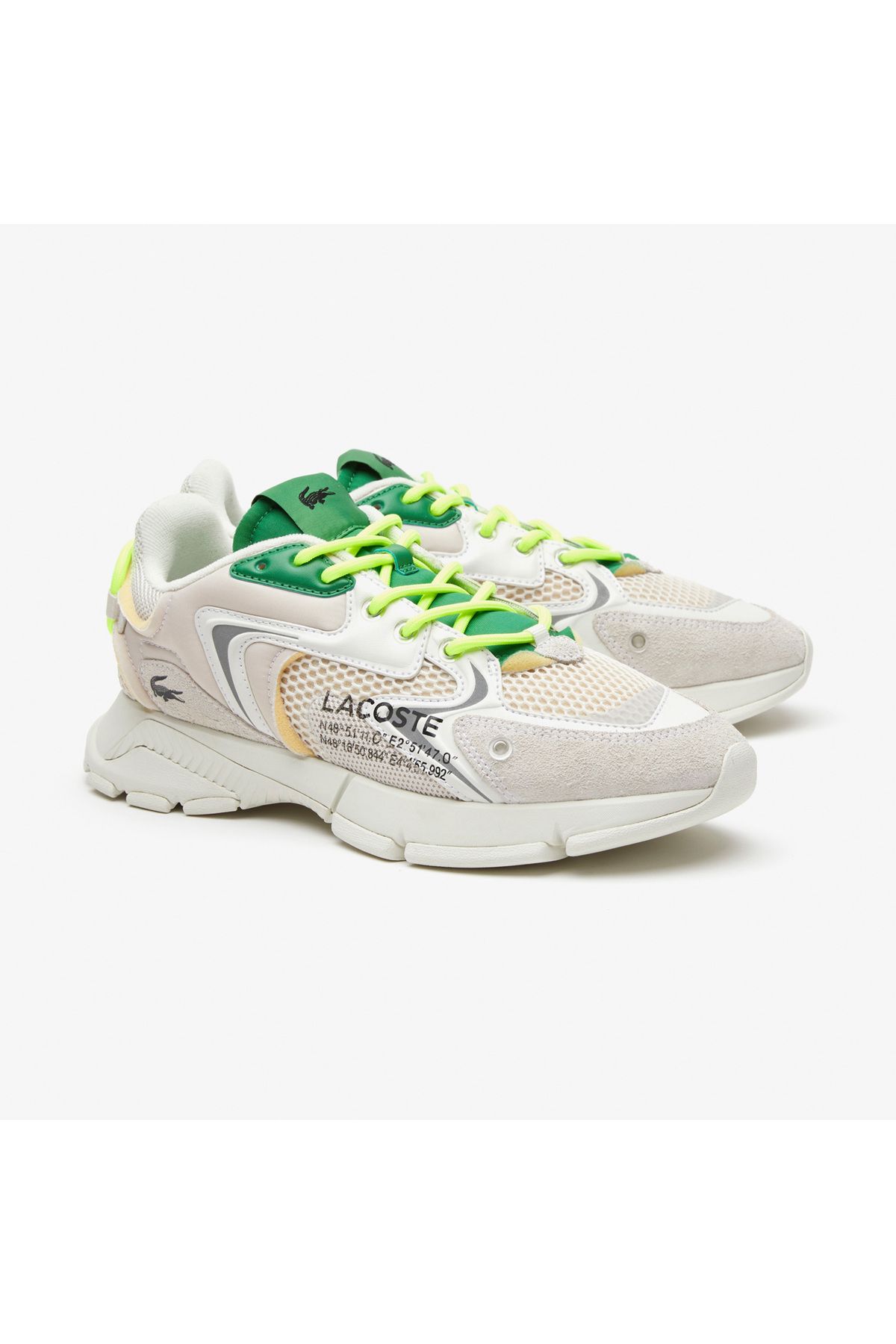 اسنیکر سفید مردانه کفش ورزشی بژ Neo Lacoste