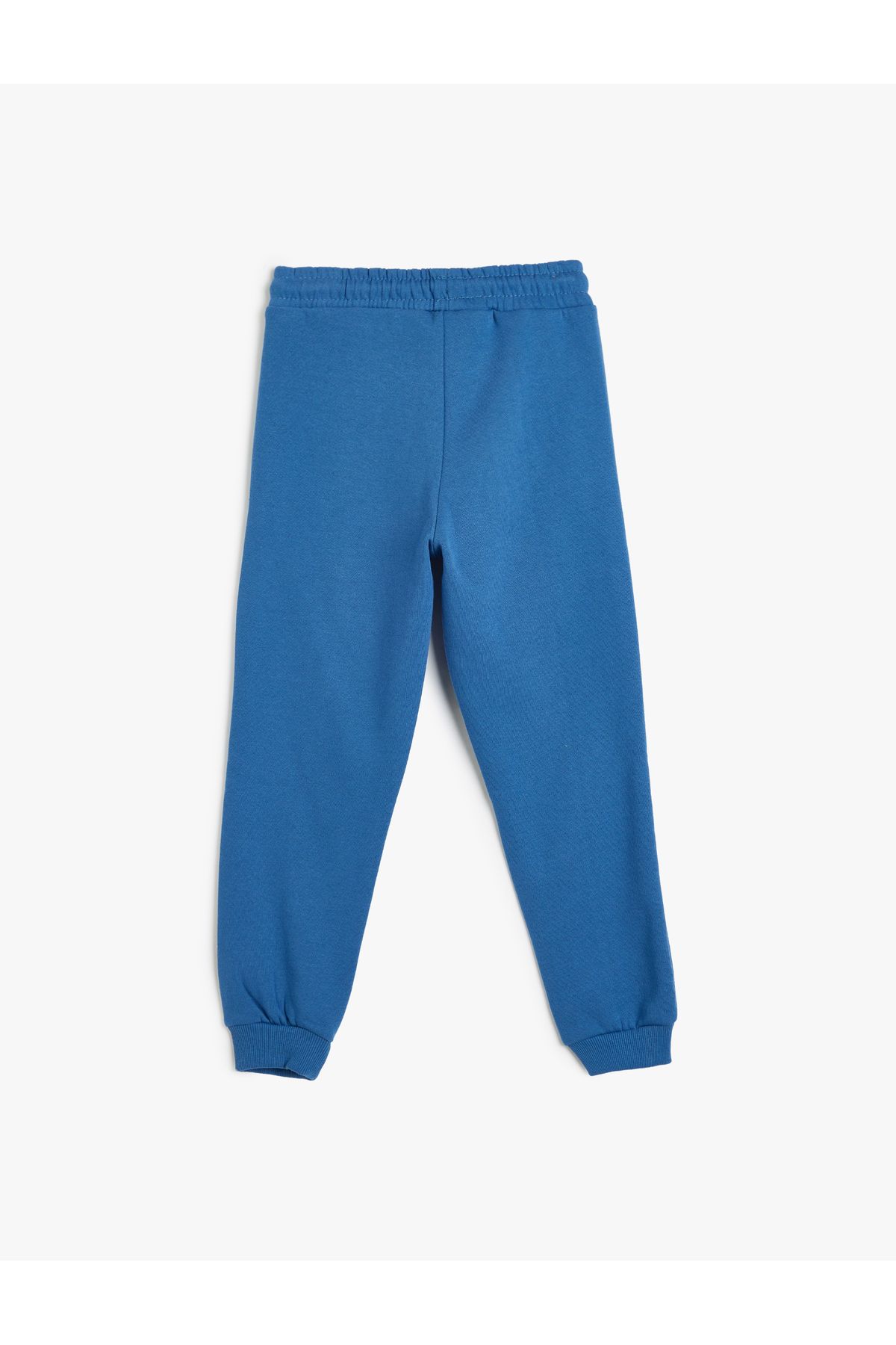 Koton-Color Blocked Slogan Printed Jogger Sweatpants 2