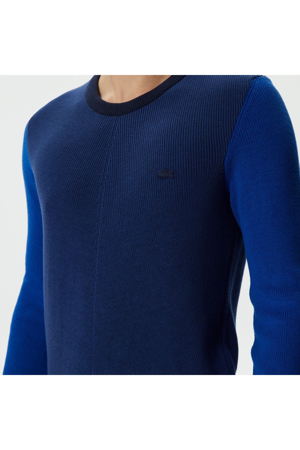 پلیور آبی مردانه دوچرخه سواری آستین بلند و مناسب Lacoste