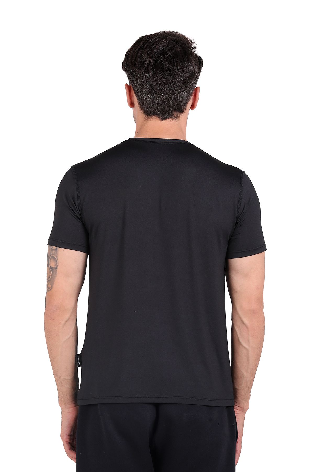 THERMOFORM-Tricou cu mânecă scurtă din microfibră, negru 3