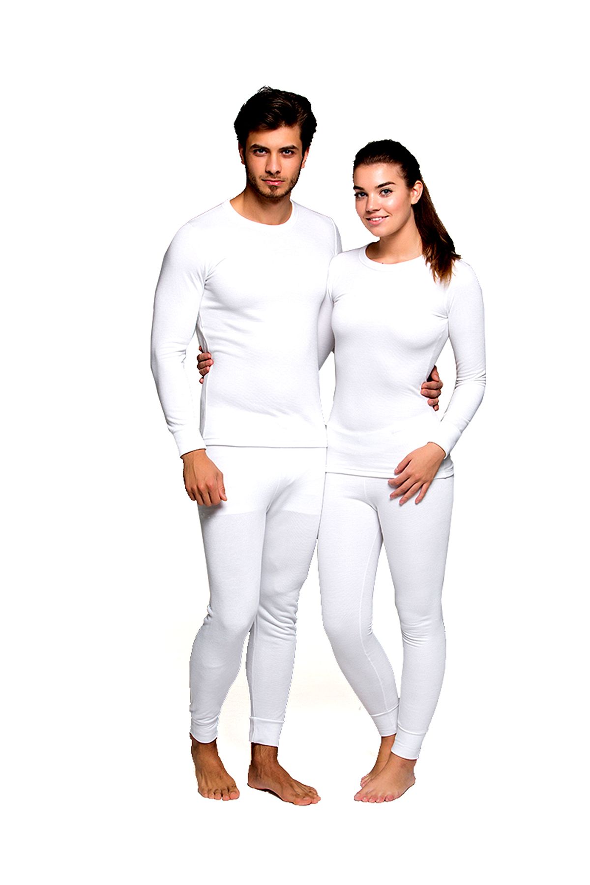 THERMOFORM-Active Adult Thermal Underwear Set White 1