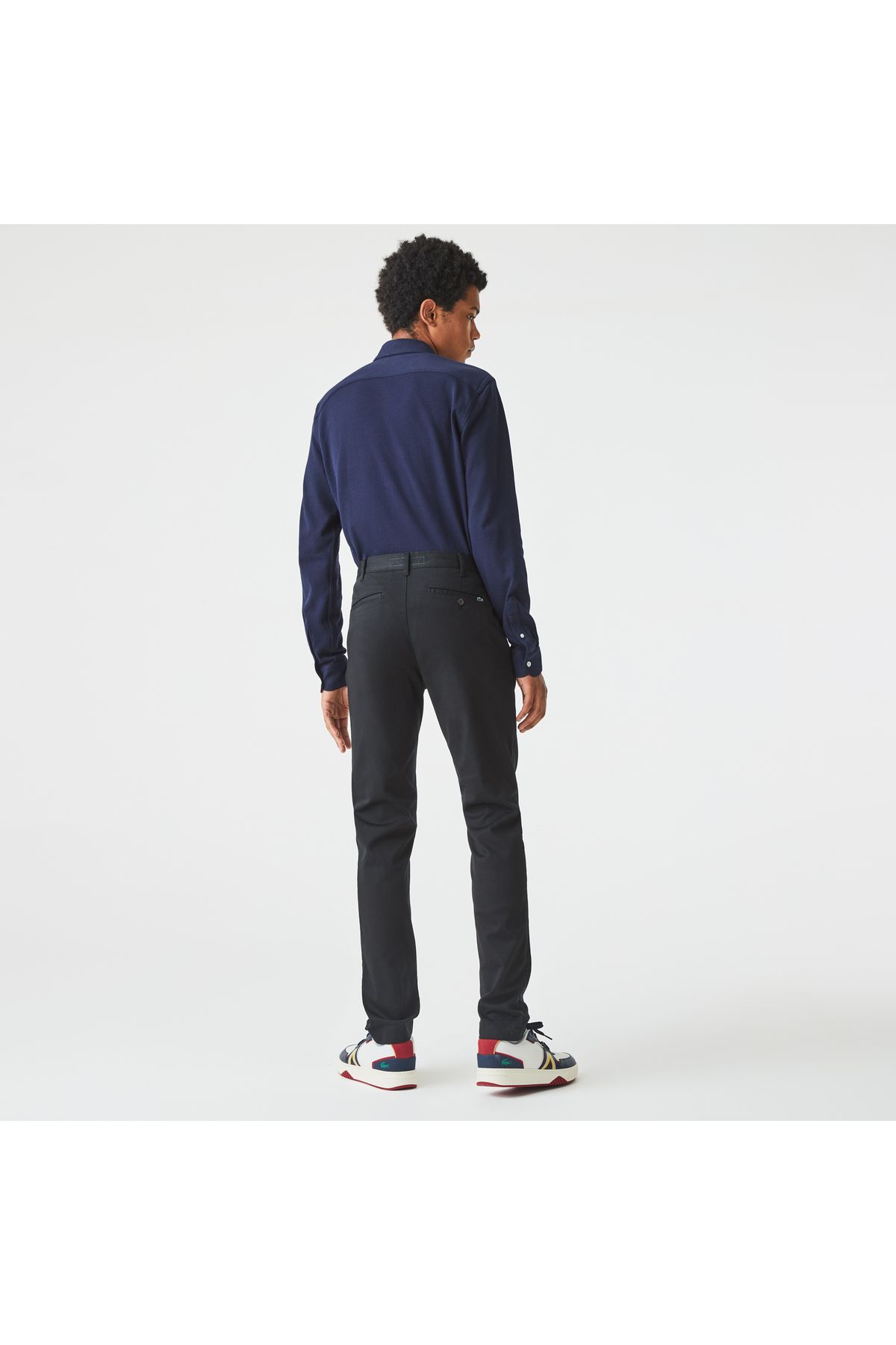 شلوار مشکی مردانه باریک اورجینال Lacoste