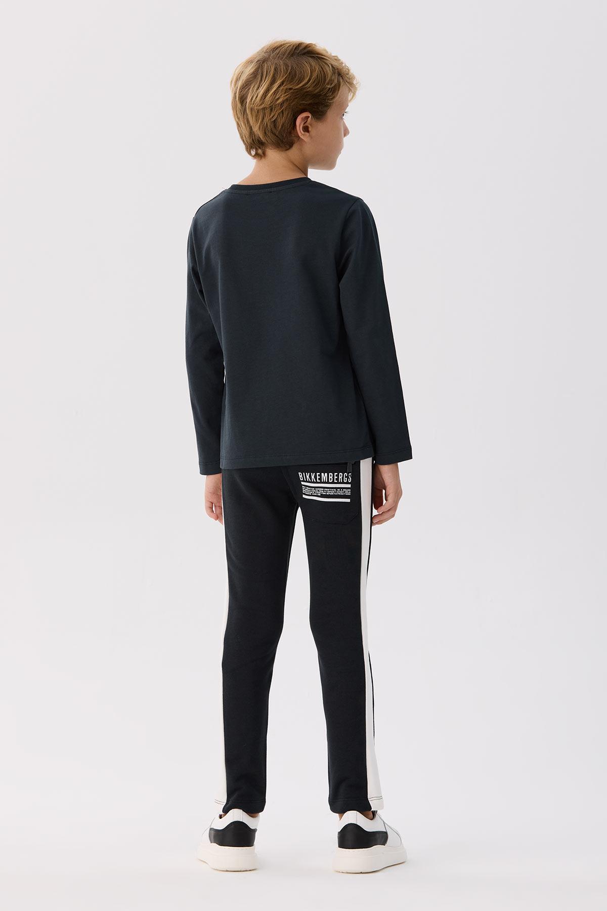 Bikkembergs-BG Store Boy's Anthracite T-Shirt 4