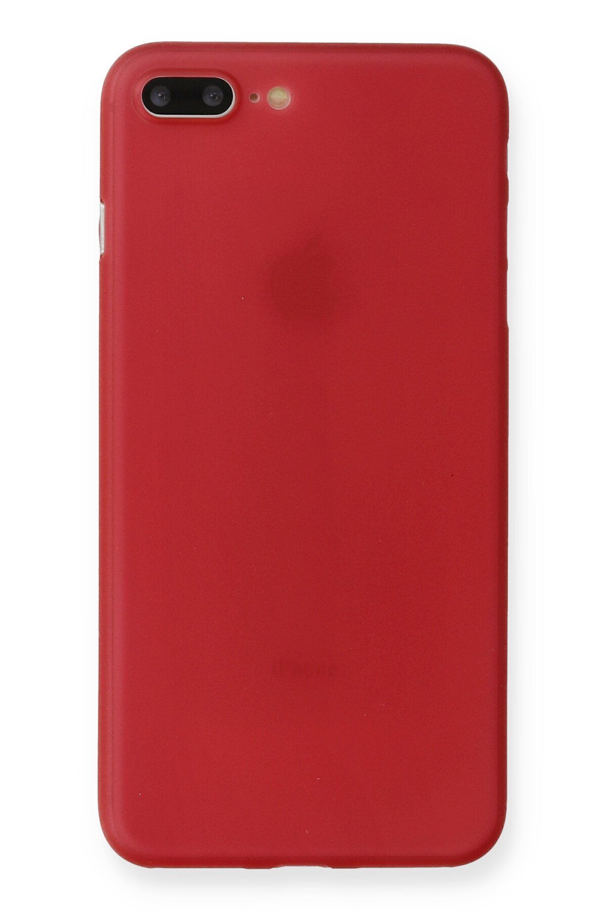NewFace iPhone 8 Plus Kılıf PP Ultra İnce Kapak - Kırmızı MRAYD