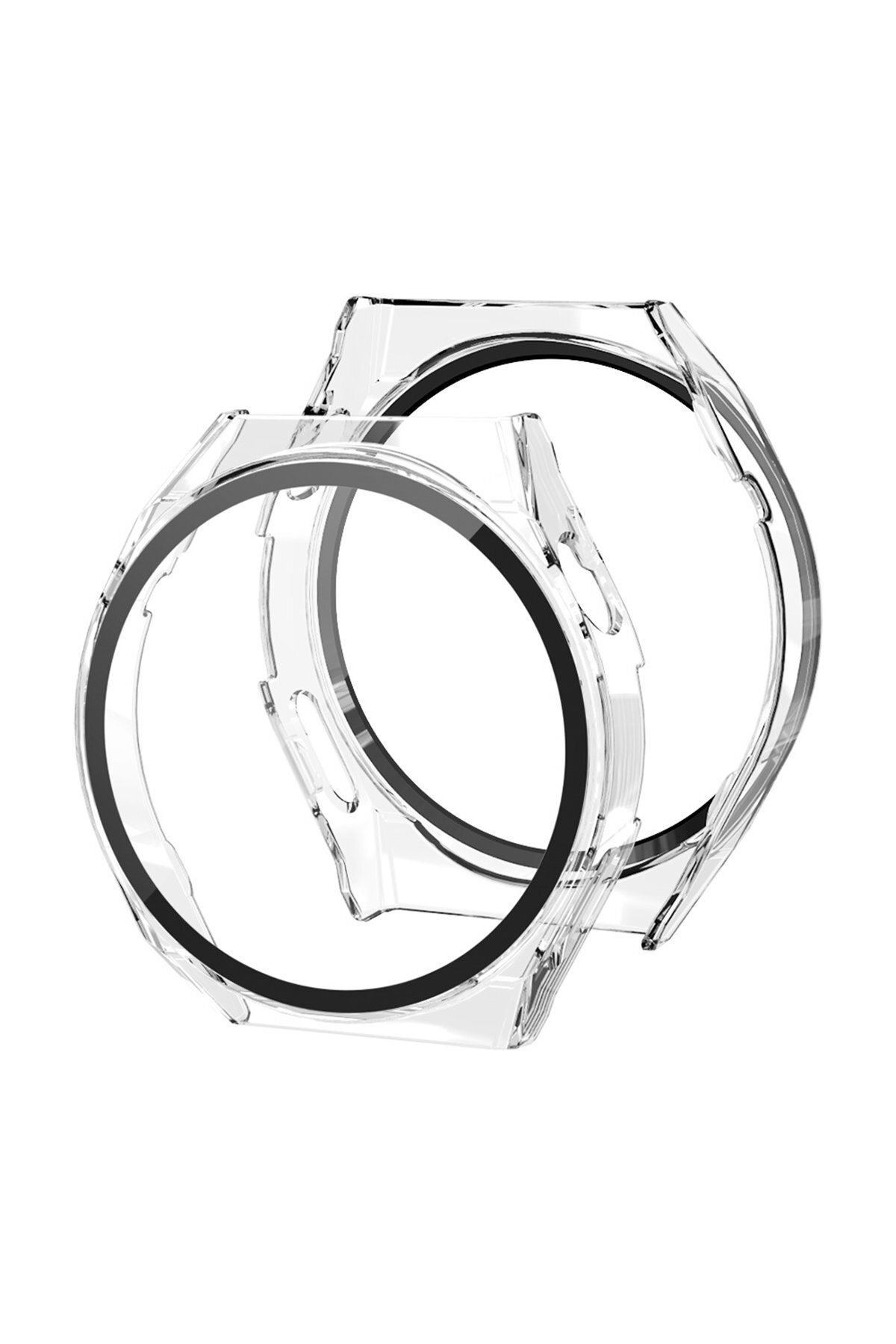 NewFace Huawei Watch GT3 42mm Dota Camlı Kasa Ekran Koruyucu - Şeffaf TRNHL
