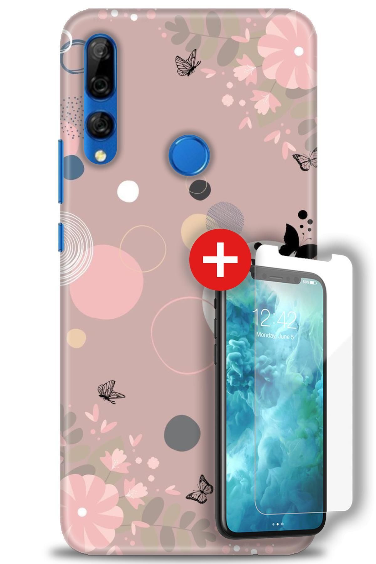 kılıfevreni Huawei Y9 Prime 2019 HD Baskılı Kılıf + MAT DAVİN KIRILMAZ EKRAN KORUYUCU f (67)