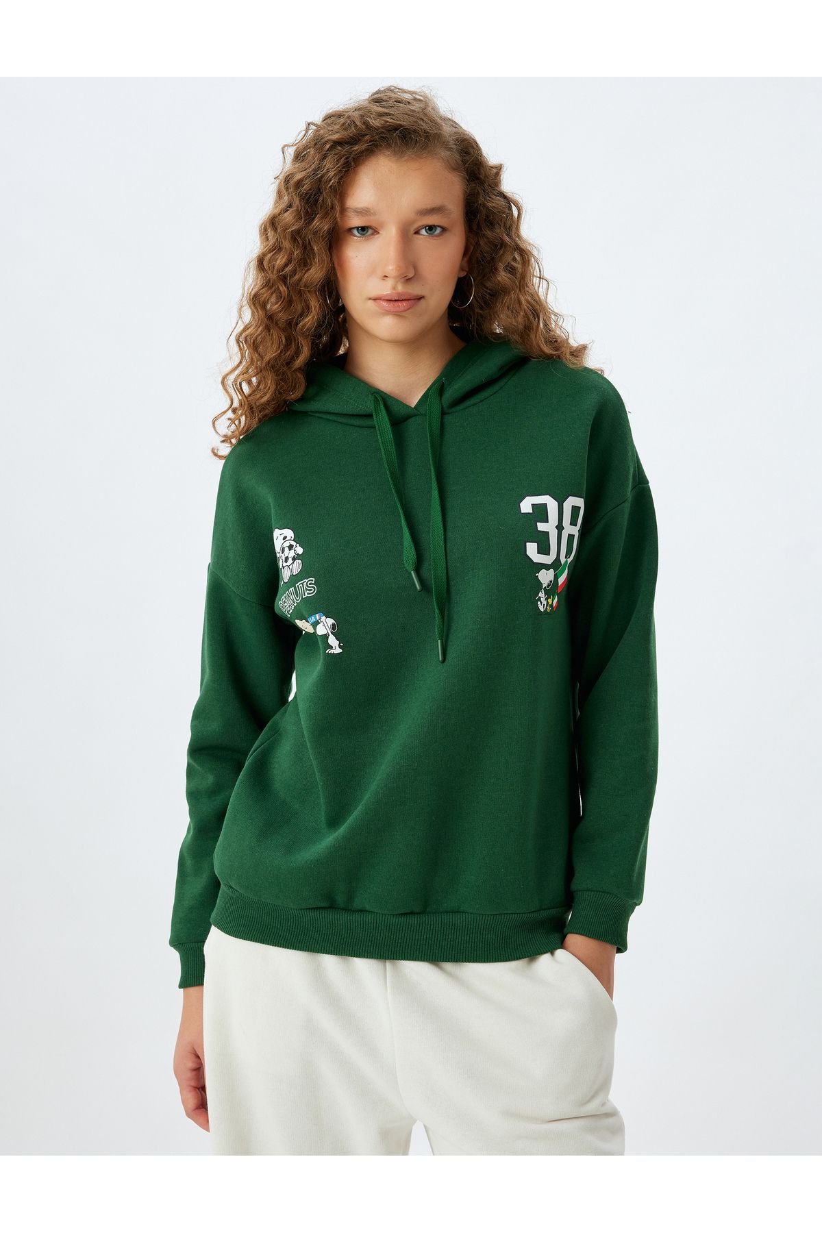 Koton-Green Youth Sweatshirt 5Wal10607Ik 3