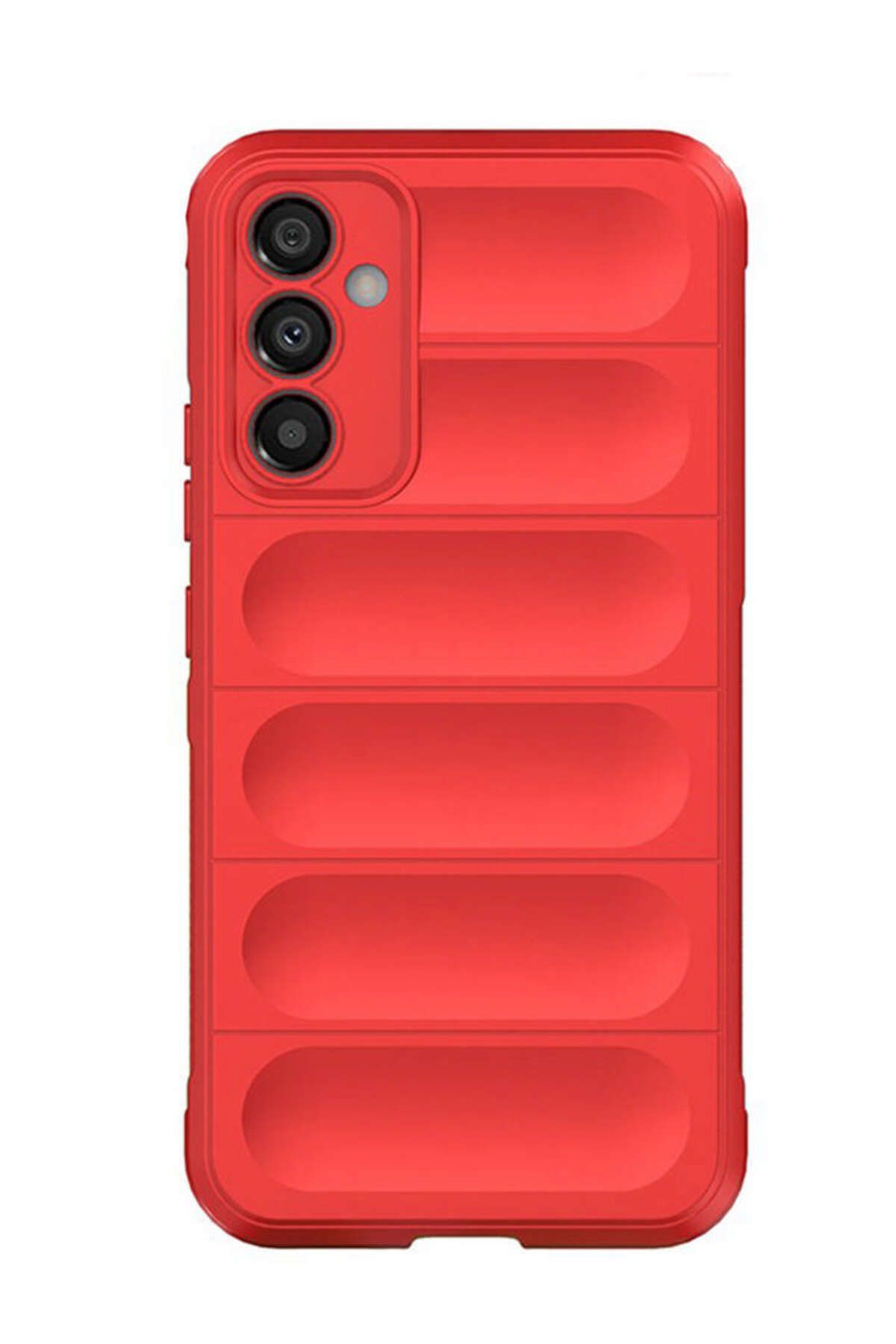 NewFace Samsung Galaxy A05S Kılıf Optimum Silikon - Kırmızı MRAYD