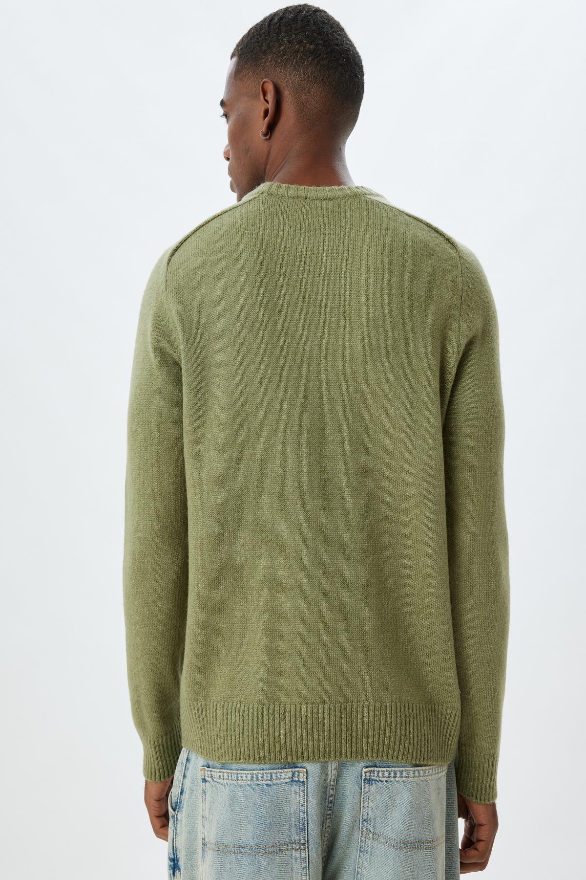 بافت مردانه راسته  آستین استاندارد | کوتون Koton 5WAM70068HT - تصویر 4