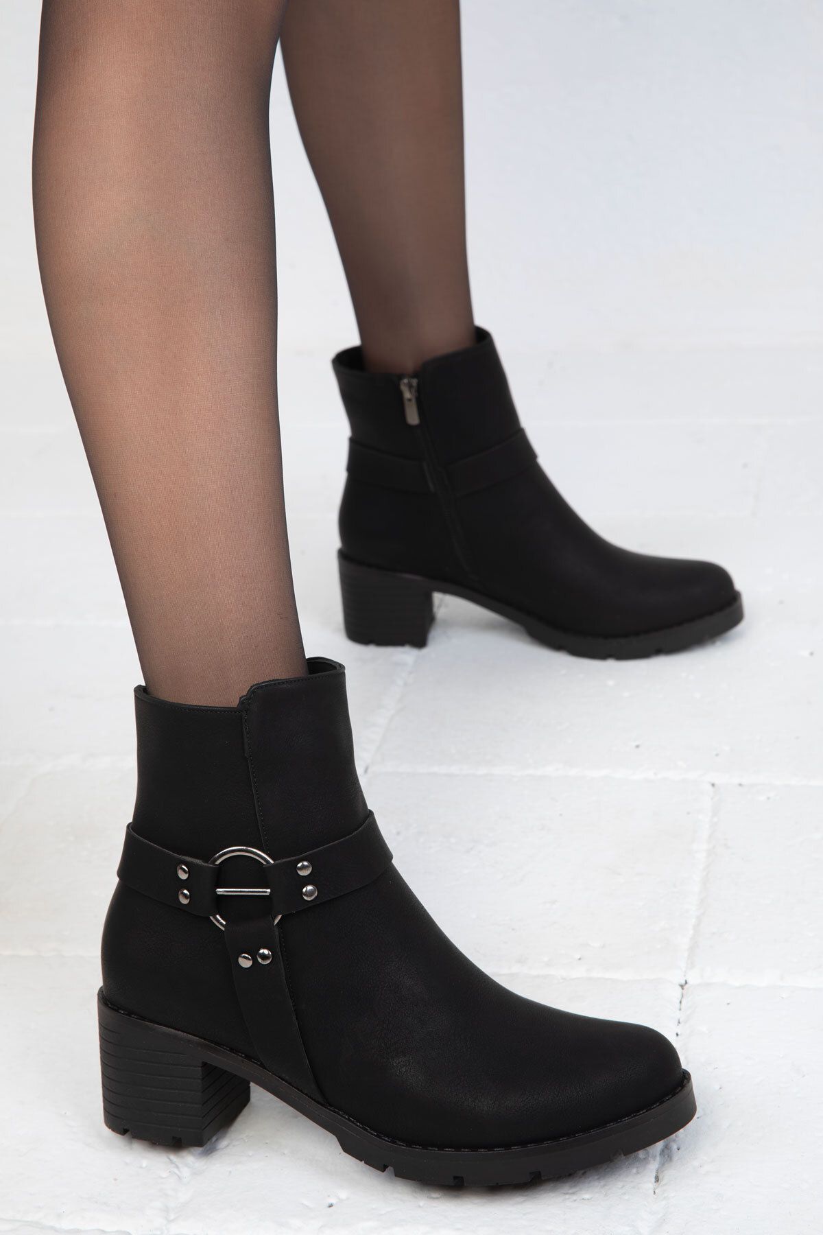 SOHO Damskie Czarne Buty - Bootie Design Kobieta - 37
