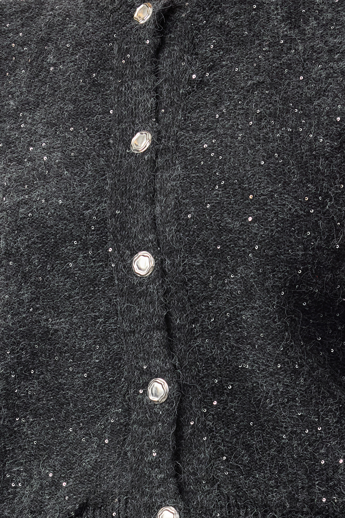 Trendyolmilla  Antrasit Yumuşak Dokulu Triko Hırka TWOAW25HI00318 - Görsel 3