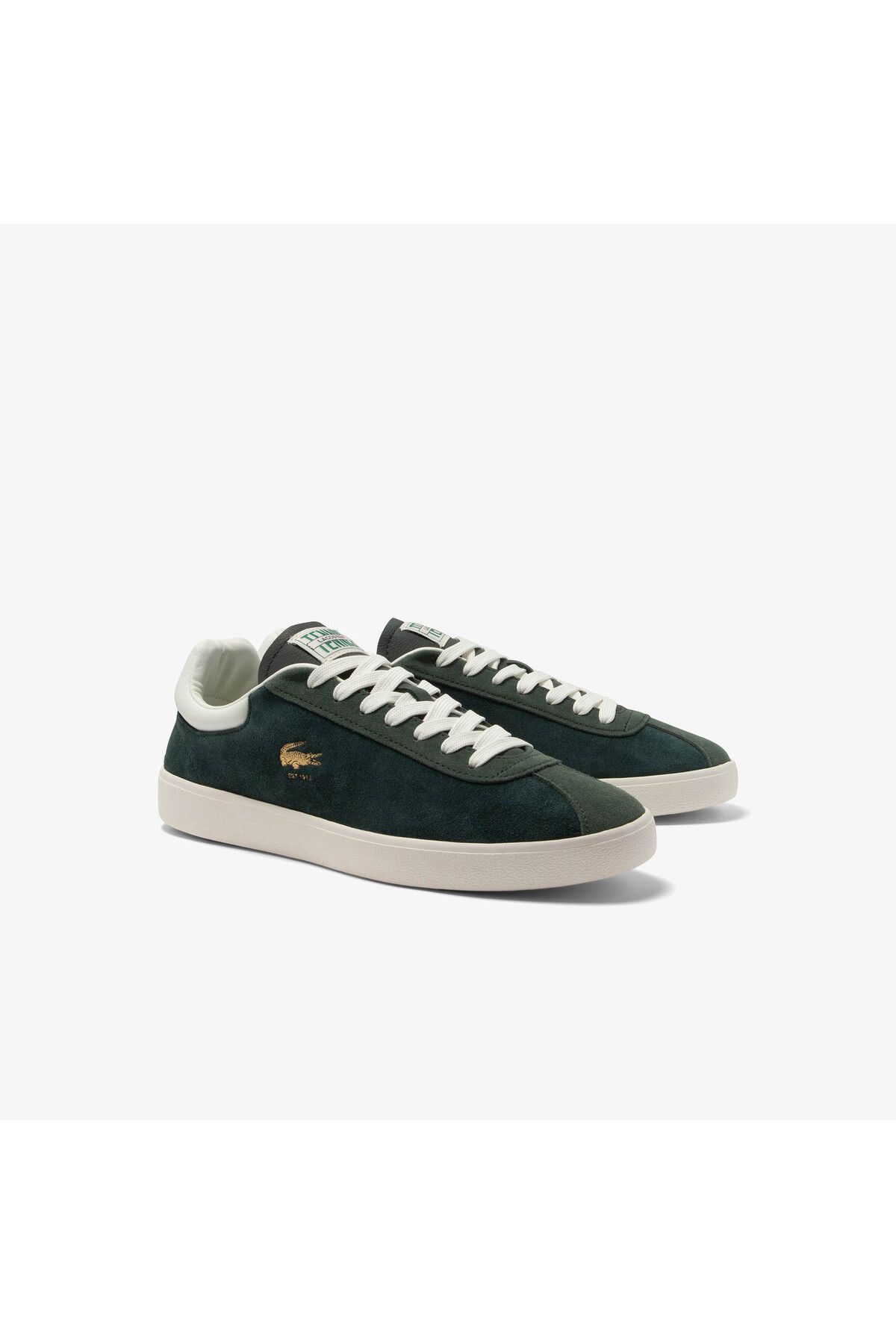 اسنیکر سبز مردانه کفش ورزشی Baseshot Lacoste