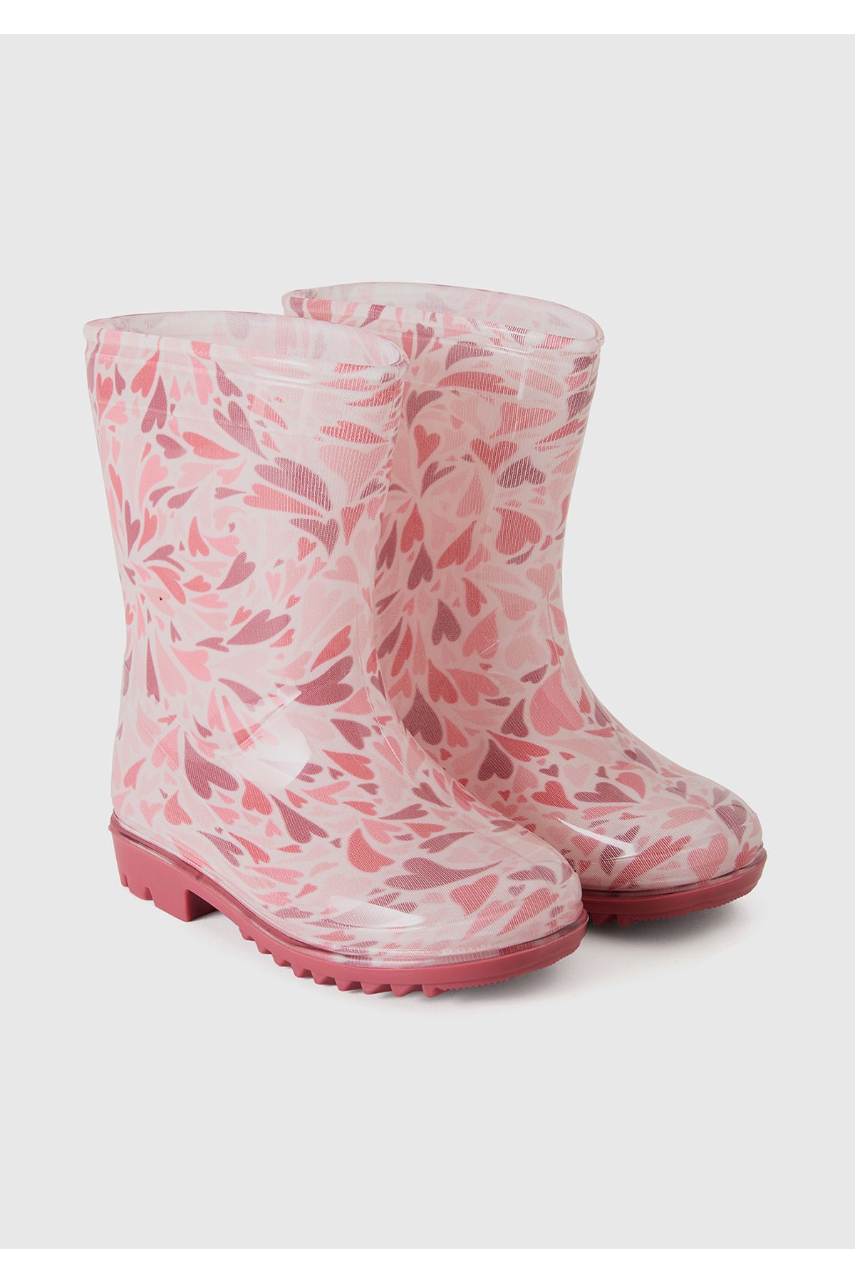 United Colors of Benetton-Boy's Pink Mix Rain Boots 3