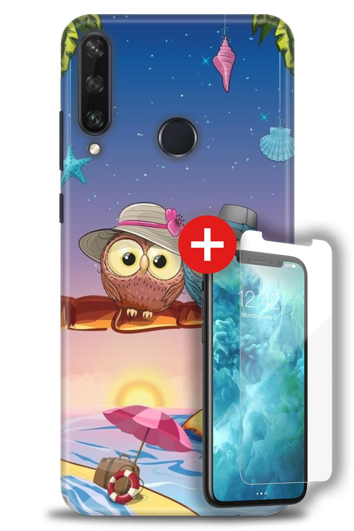 kılıfevreni Huawei Y6P Kılıf HD Baskılı Kılıf + MAT DAVİN KIRILMAZ EKRAN KORUYUCU m (89)