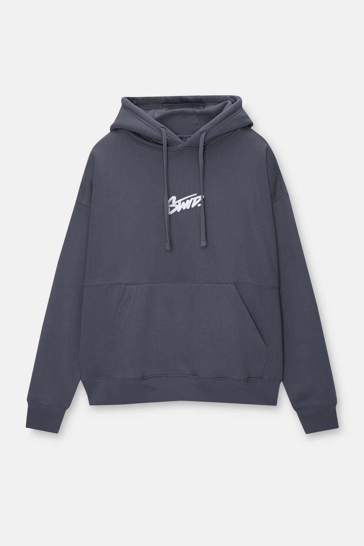 Pull & Bear-Stwd Printed Hooded Sweatshirt 1