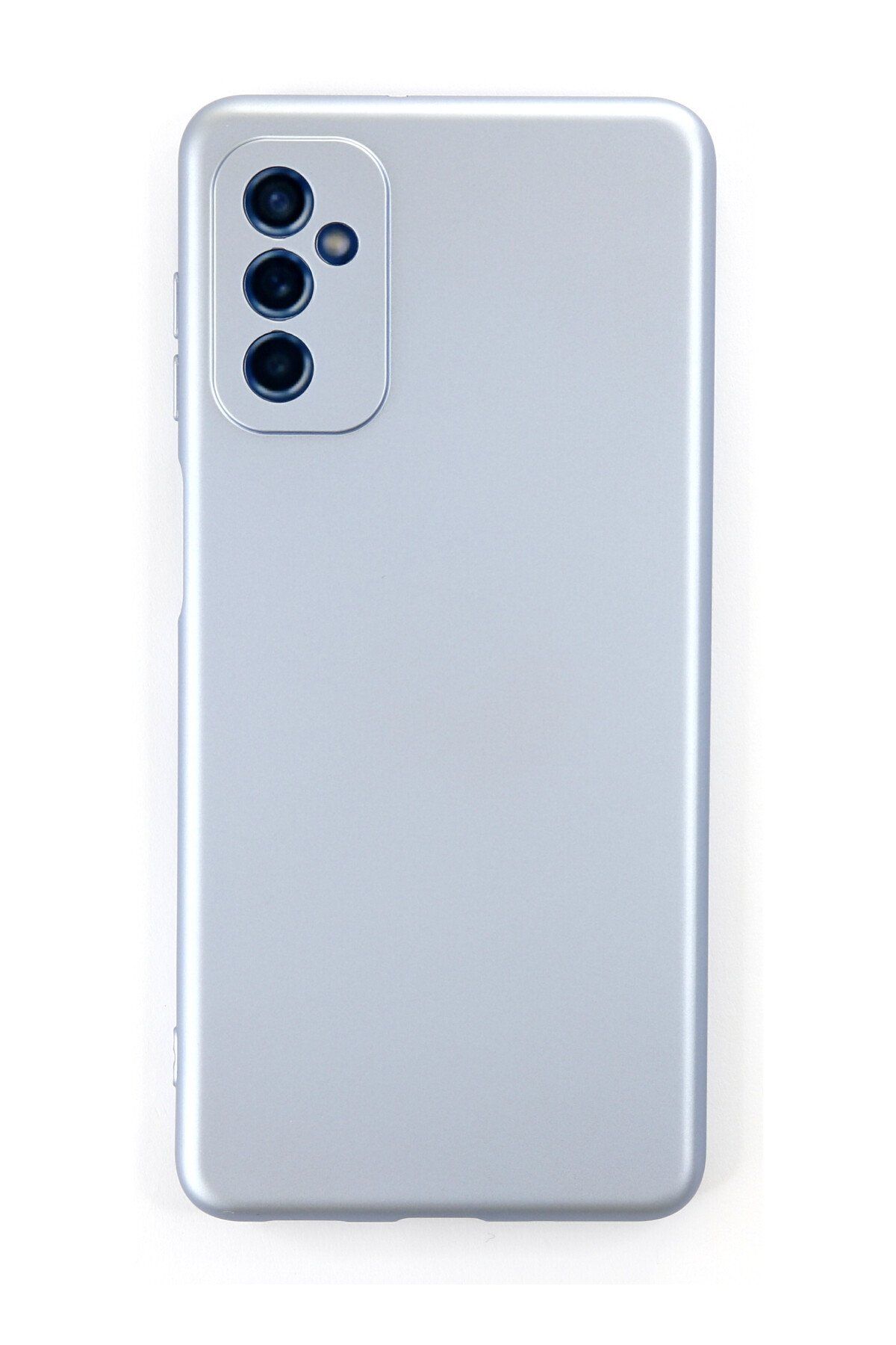 NewFace Galaxy M52 5G Uyumlu Kılıf Nano içi Kadife Silikon - Sky Blue MRAYD