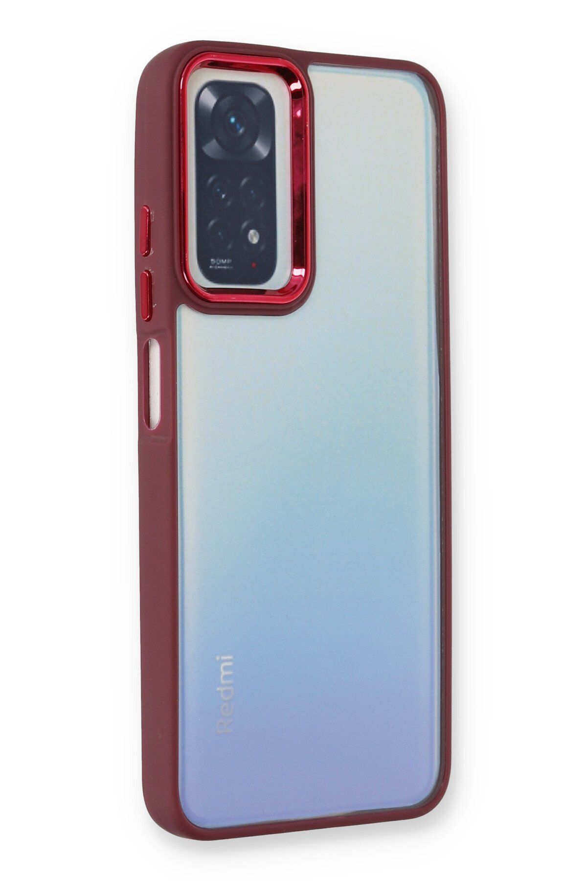 NewFace Xiaomi Redmi Note 11S Kılıf Dora Kapak - Kırmızı GLSTD