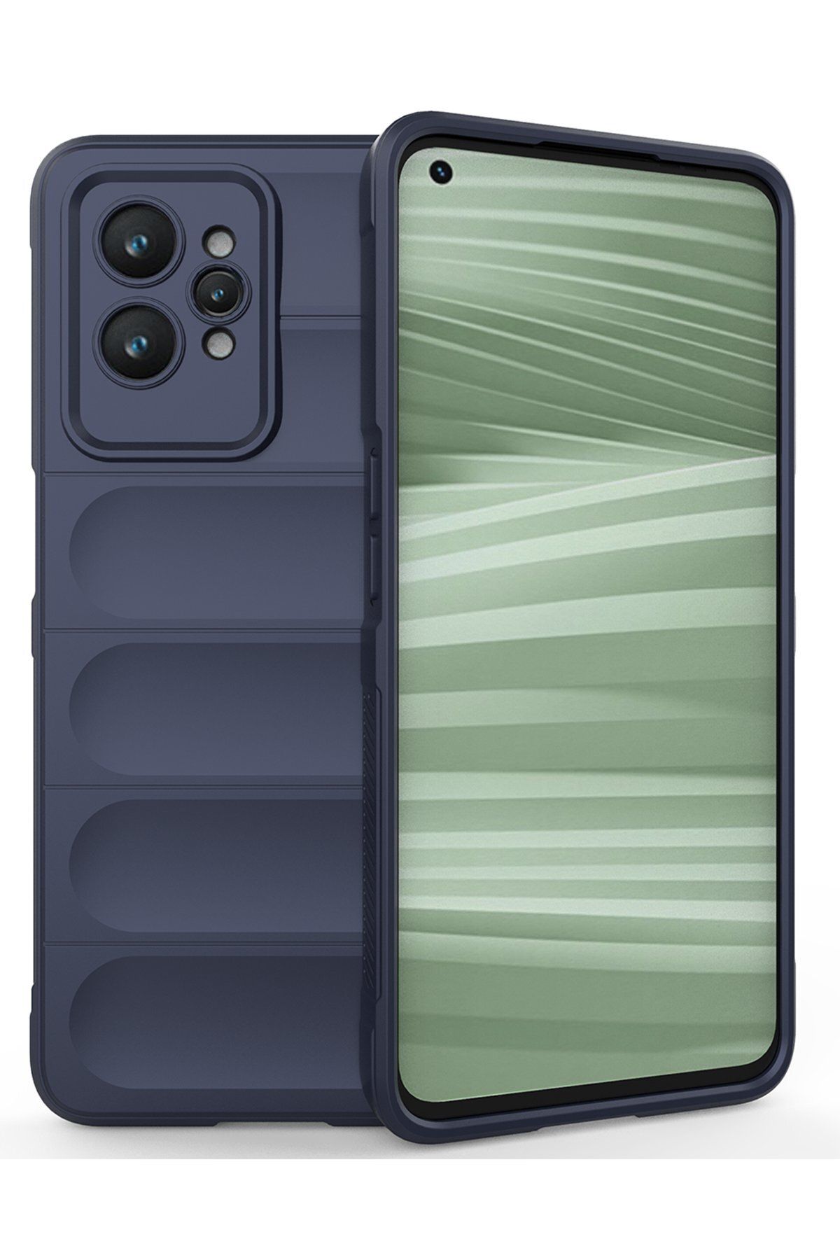 NewFace Realme GT2 Pro 5G Kılıf Optimum Silikon - Lacivert GLSTD