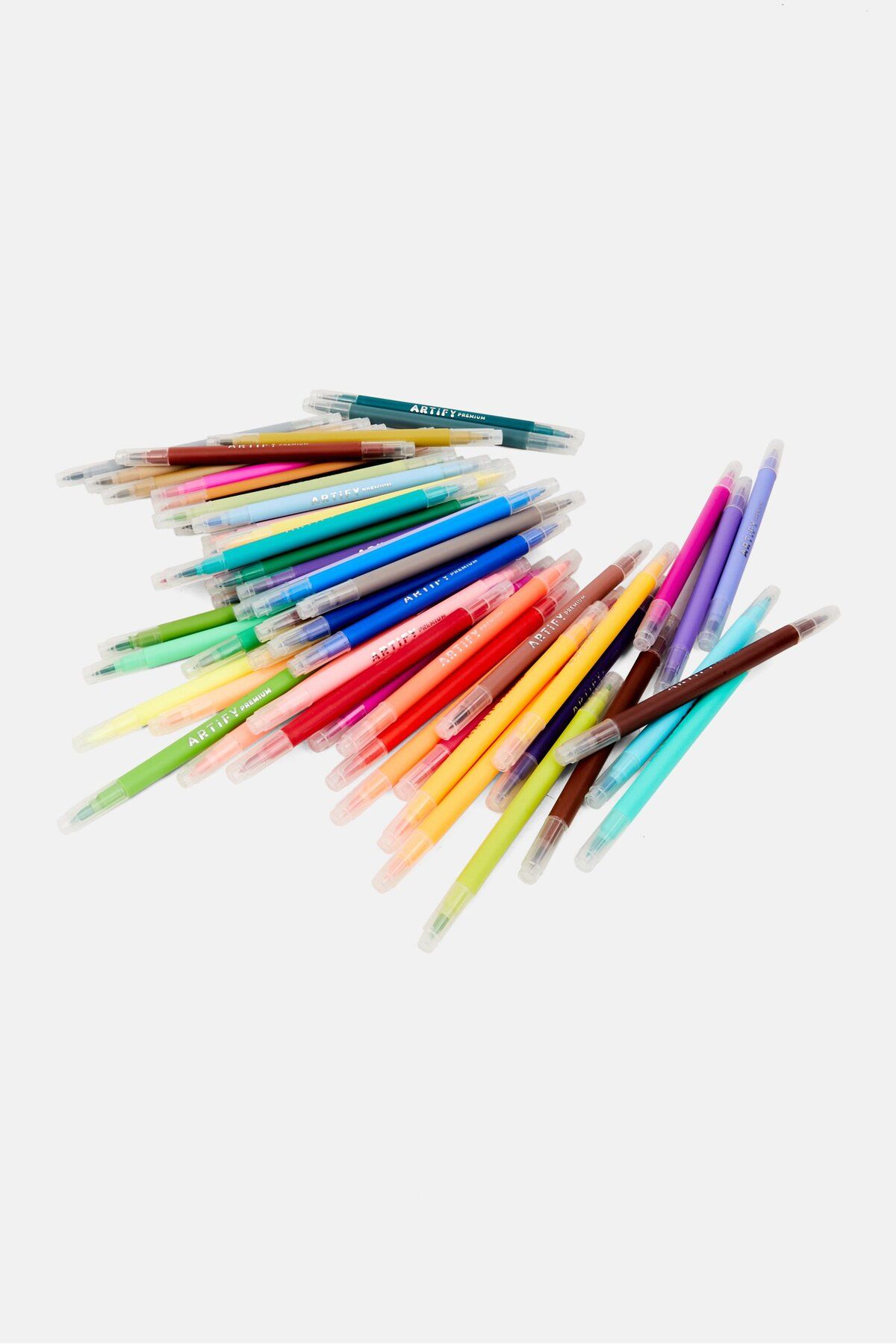 Artify-60 Colorfun Dual Tip Markers, White Combo 4