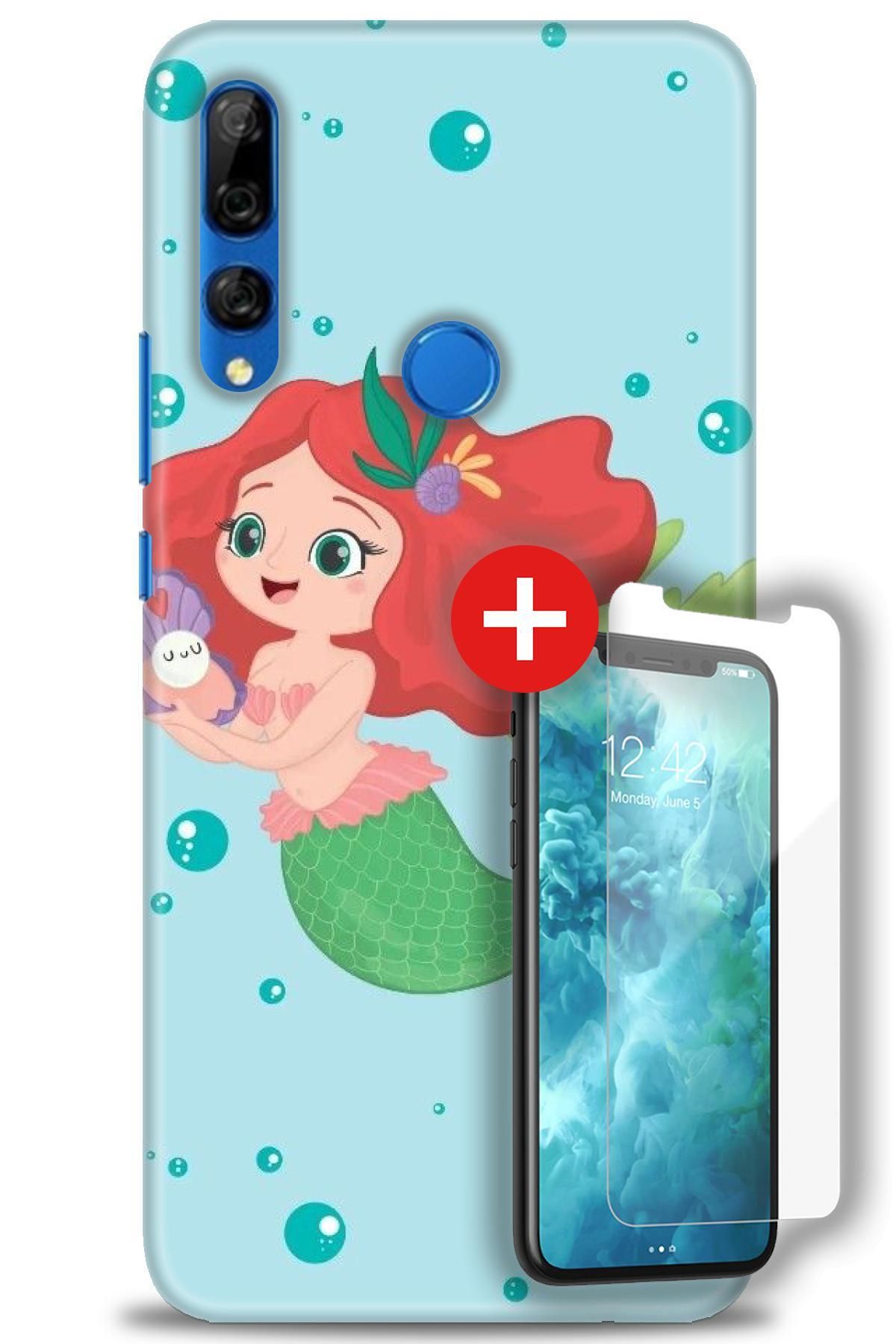 kılıfevreni Huawei Y9 Prime 2019 Kılıf HD Baskılı Kılıf + MAT DAVİN KIRILMAZ EKRAN KORUYUCU m (45)