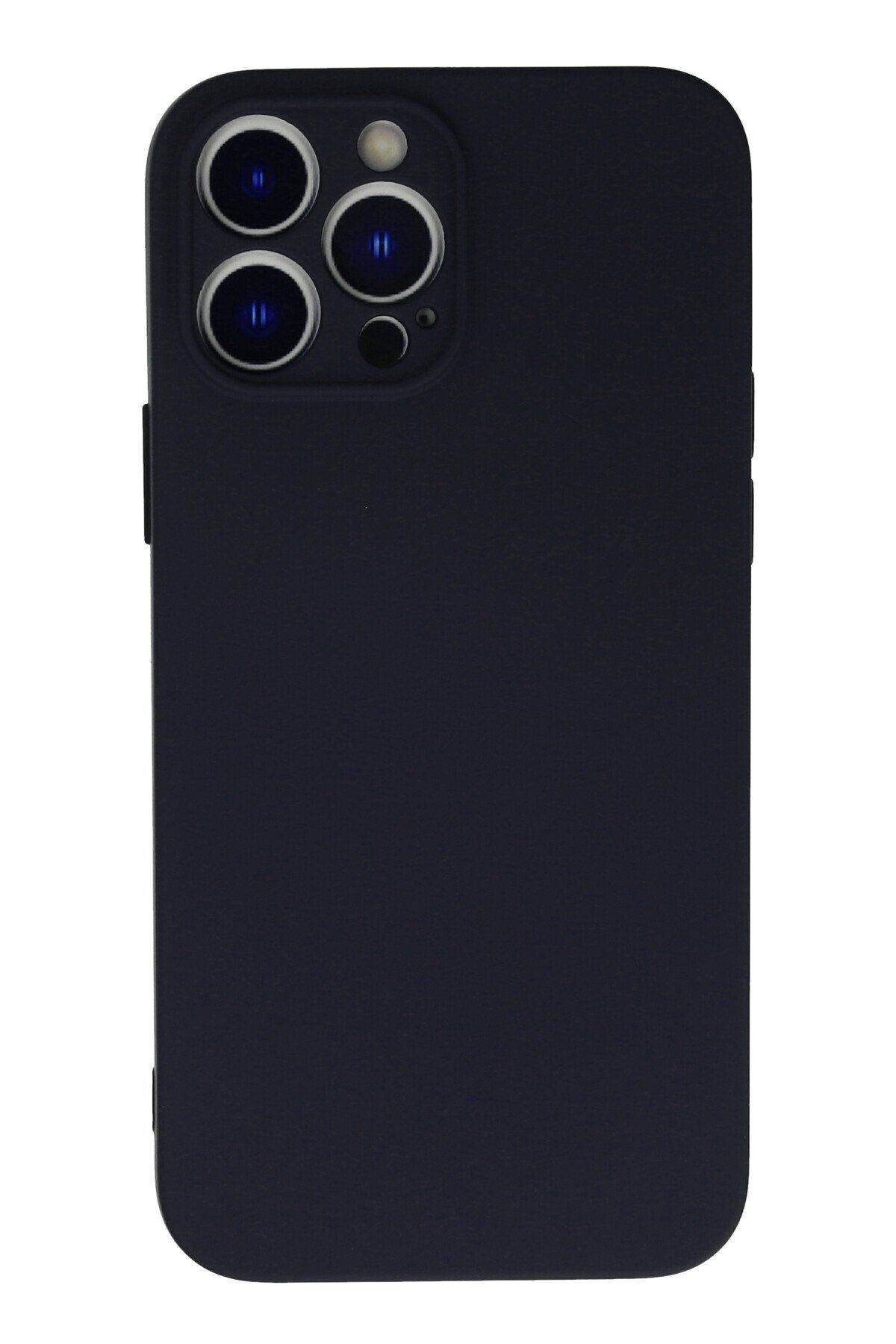 NewFace iPhone 13 Pro Kılıf Nano içi Kadife Silikon - Koyu Gri GLSTD