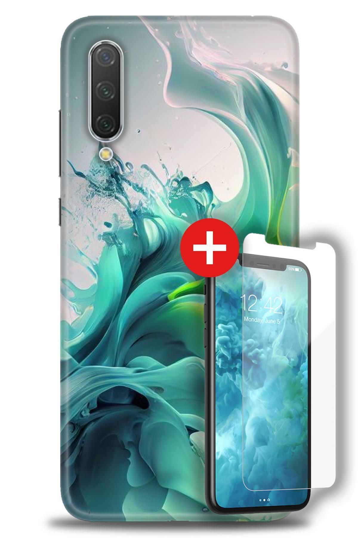 kılıfevreni Xiaomi Mi 9 Lite HD BASKILI KILIF + MAT DAVİN KIRILMAZ EKRAN KORUYUCU  d (77)