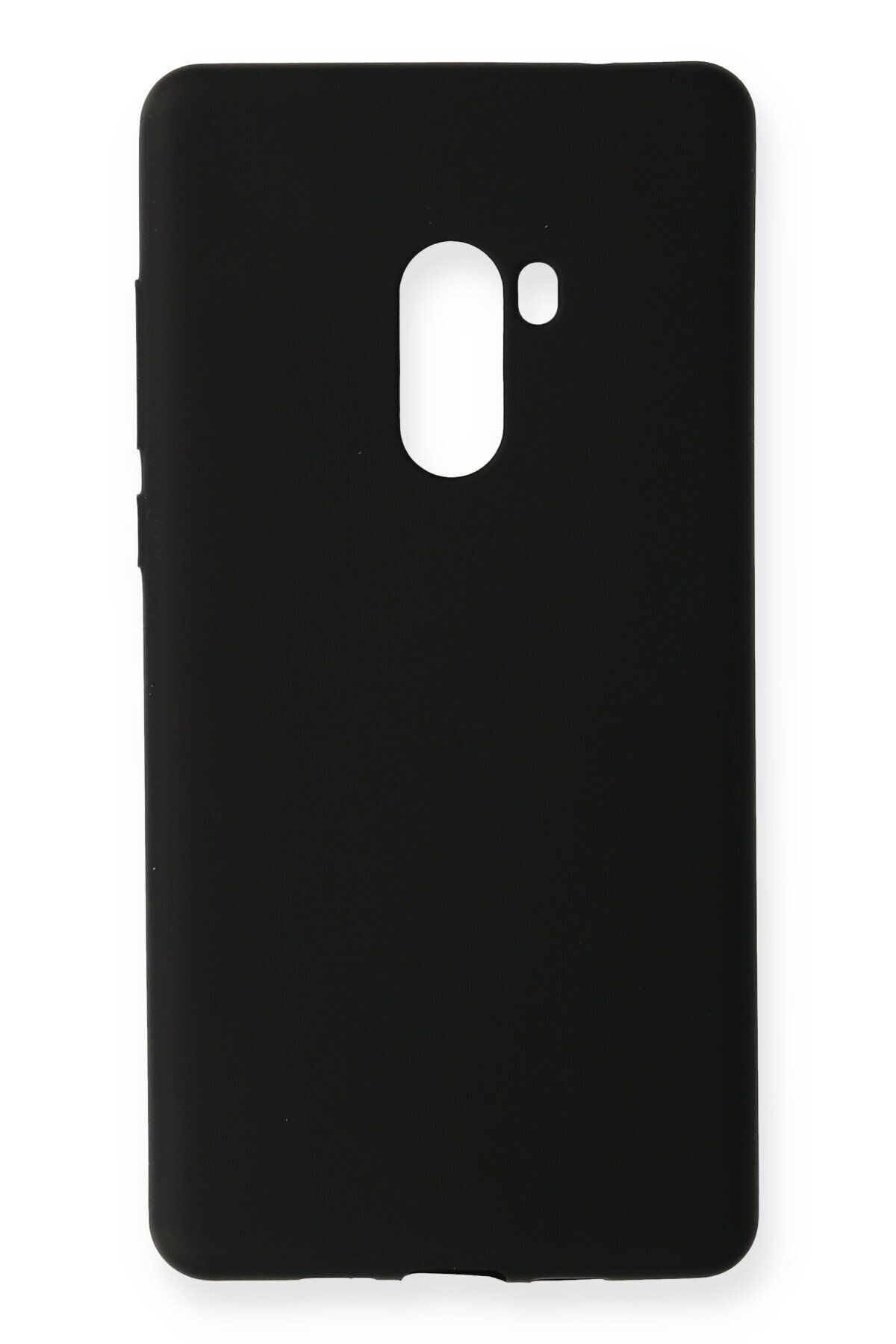 NewFace Xiaomi Mi Mix 2 Kılıf Premium Rubber Silikon - Siyah ZRNET