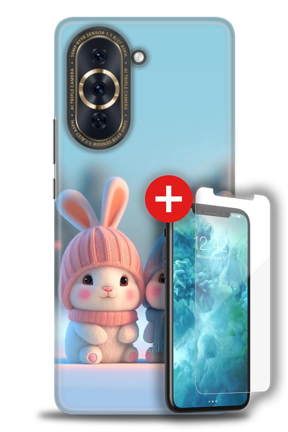 kılıfevreni Huawei Nova 10 Kılıf HD Baskılı Kılıf + MAT DAVİN KIRILMAZ EKRAN KORUYUCU n (122)