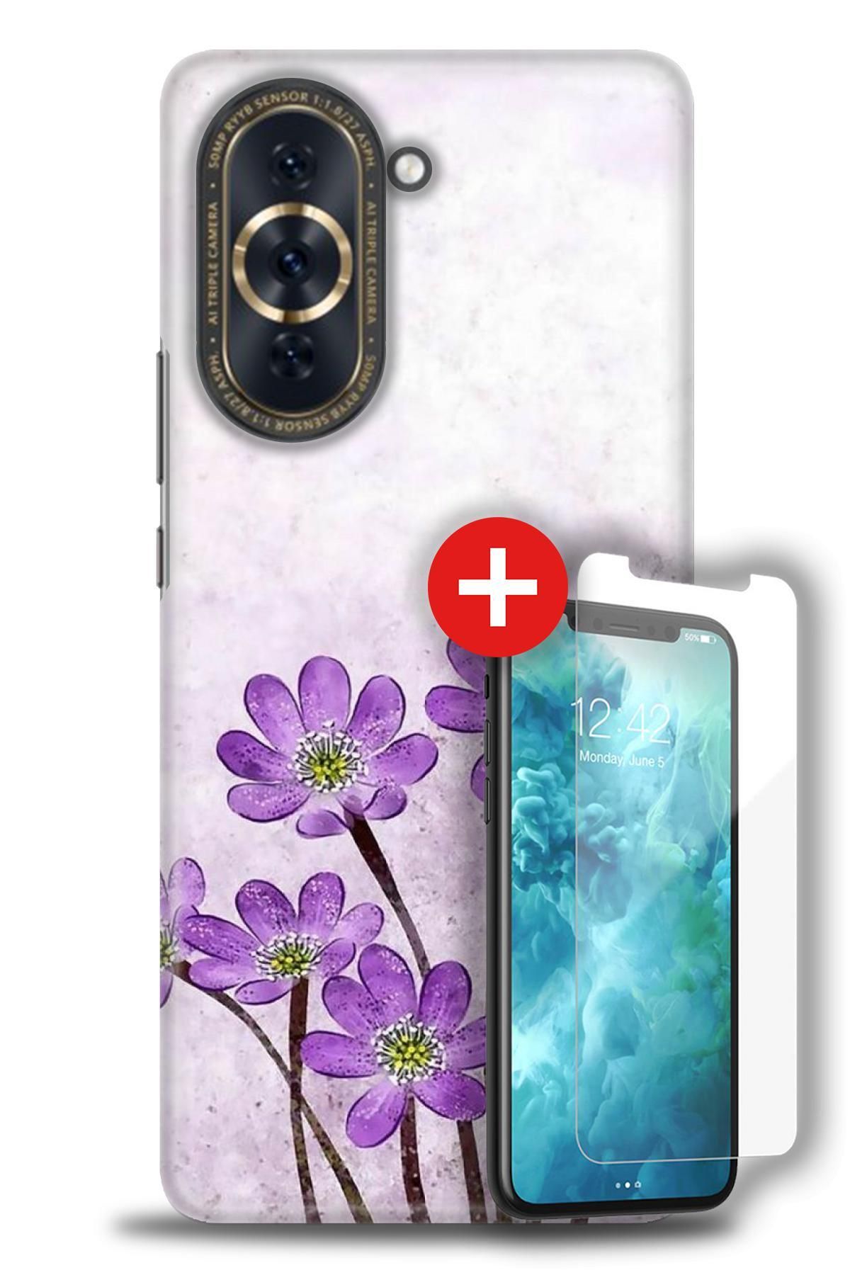 kılıfevreni Huawei Nova 10 Pro Kılıf HD Baskılı Kılıf + MAT DAVİN KIRILMAZ EKRAN KORUYUCU w (22)