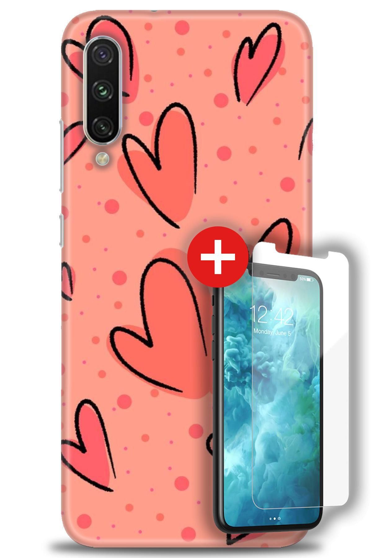 kılıfevreni Xiaomi Mi A3 HD BASKILI KILIF + MAT DAVİN KIRILMAZ EKRAN KORUYUCU  g (31)