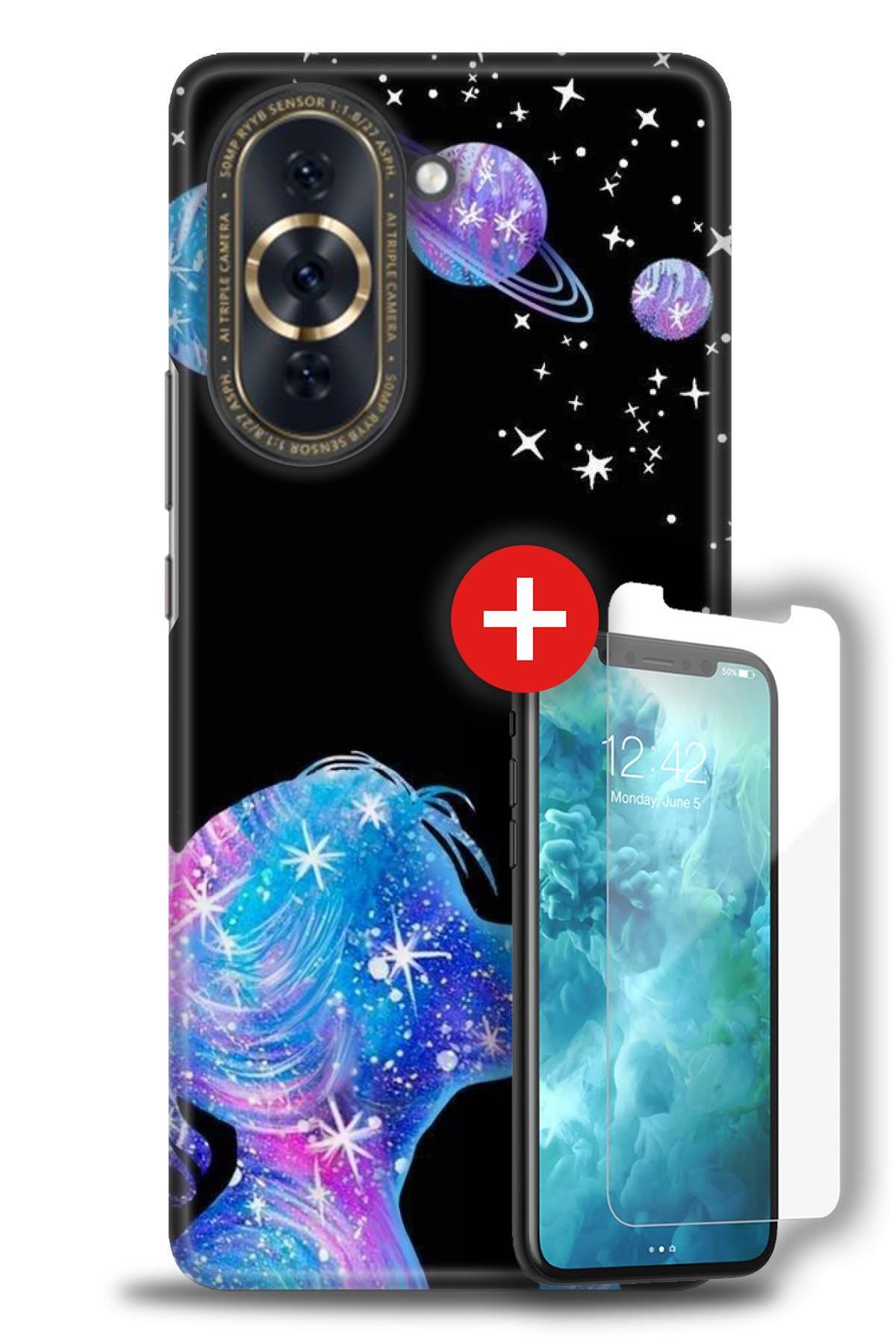 kılıfevreni Huawei Nova 10 Pro Kılıf HD Baskılı Kılıf + MAT DAVİN KIRILMAZ EKRAN KORUYUCU x (60)