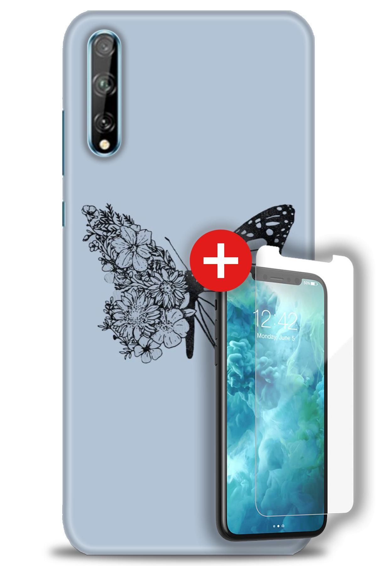 kılıfevreni Huawei Y8P Kılıf HD Baskılı Kılıf + MAT DAVİN KIRILMAZ EKRAN KORUYUCU x (25)