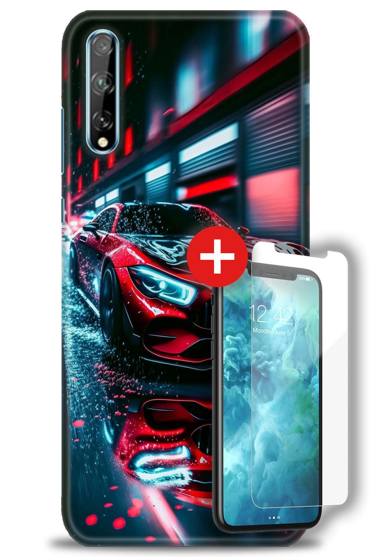 kılıfevreni Huawei Y8P HD Baskılı Kılıf + MAT DAVİN KIRILMAZ EKRAN KORUYUCU l (22)