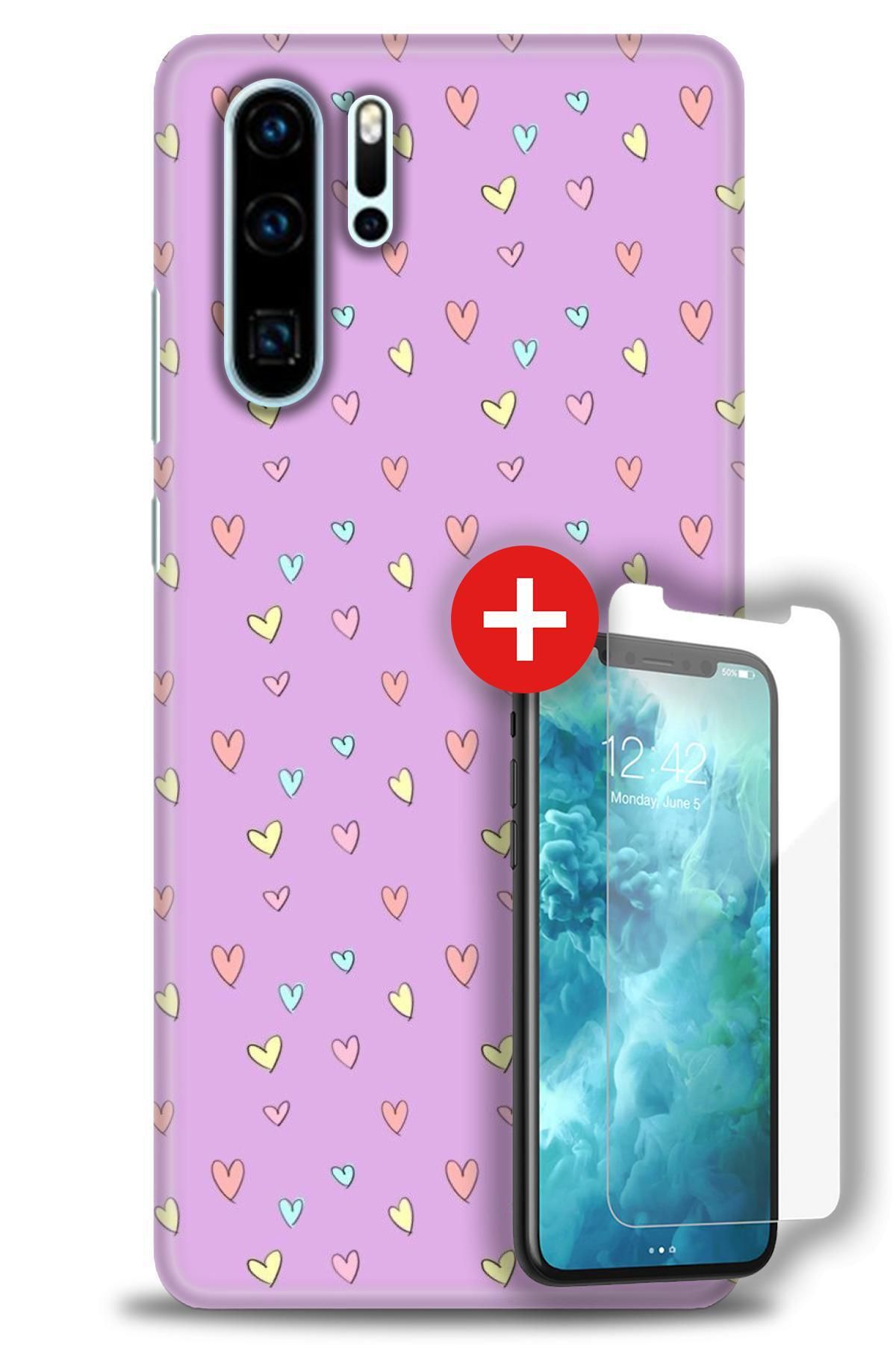 kılıfevreni Huawei P30 Pro HD Baskılı Kılıf + MAT DAVİN KIRILMAZ EKRAN KORUYUCU f (27)