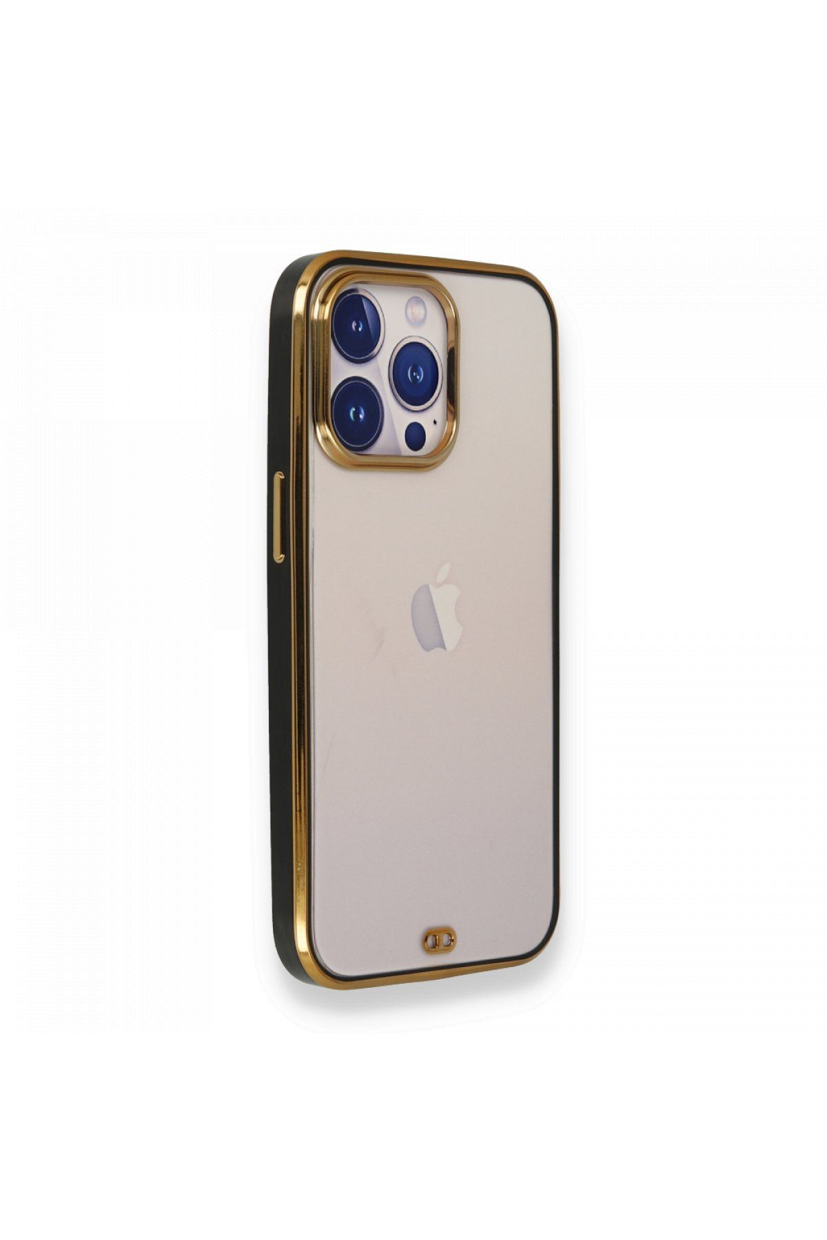 NewFace iPhone 13 Pro Kılıf Liva Silikon - Siyah GLSTD