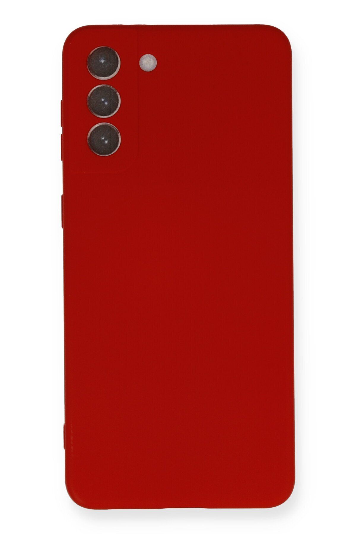 NewFace Galaxy S21 Plus Kılıf Nano içi Kadife Silikon - Kırmızı ZRNET